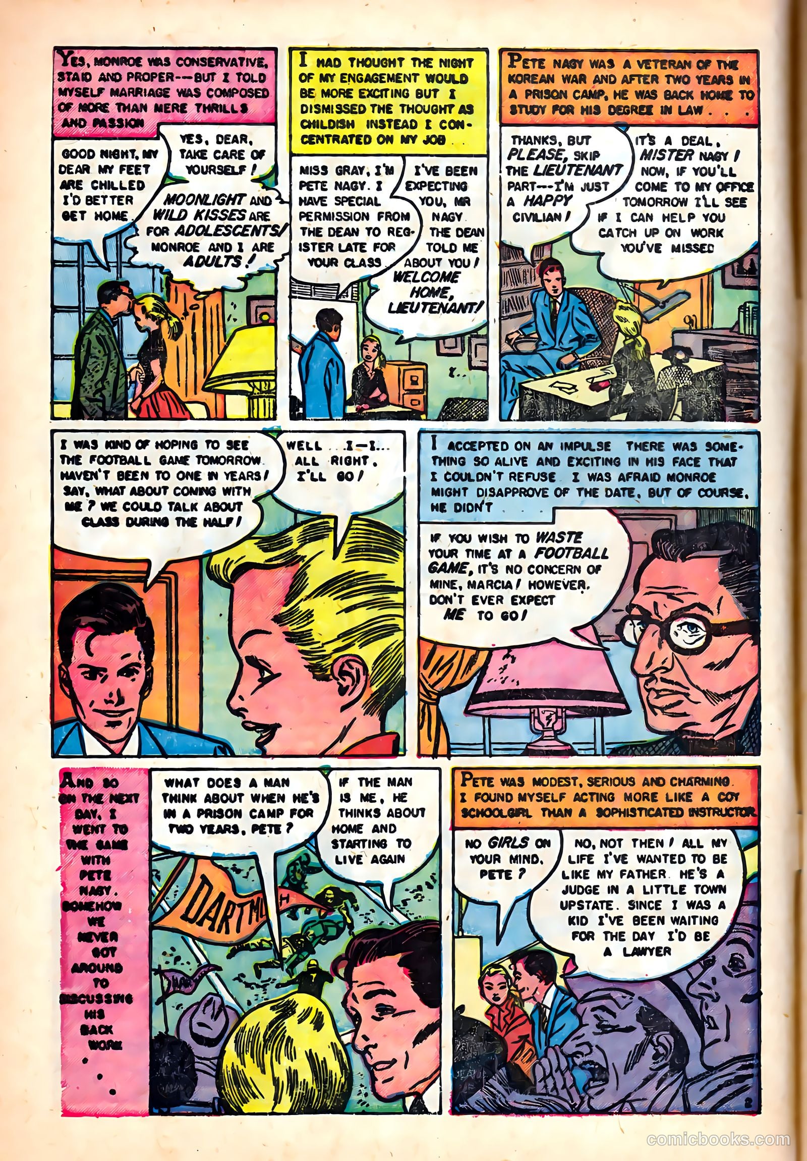 Romantic Hearts #4 (1954) — page 4 of 37