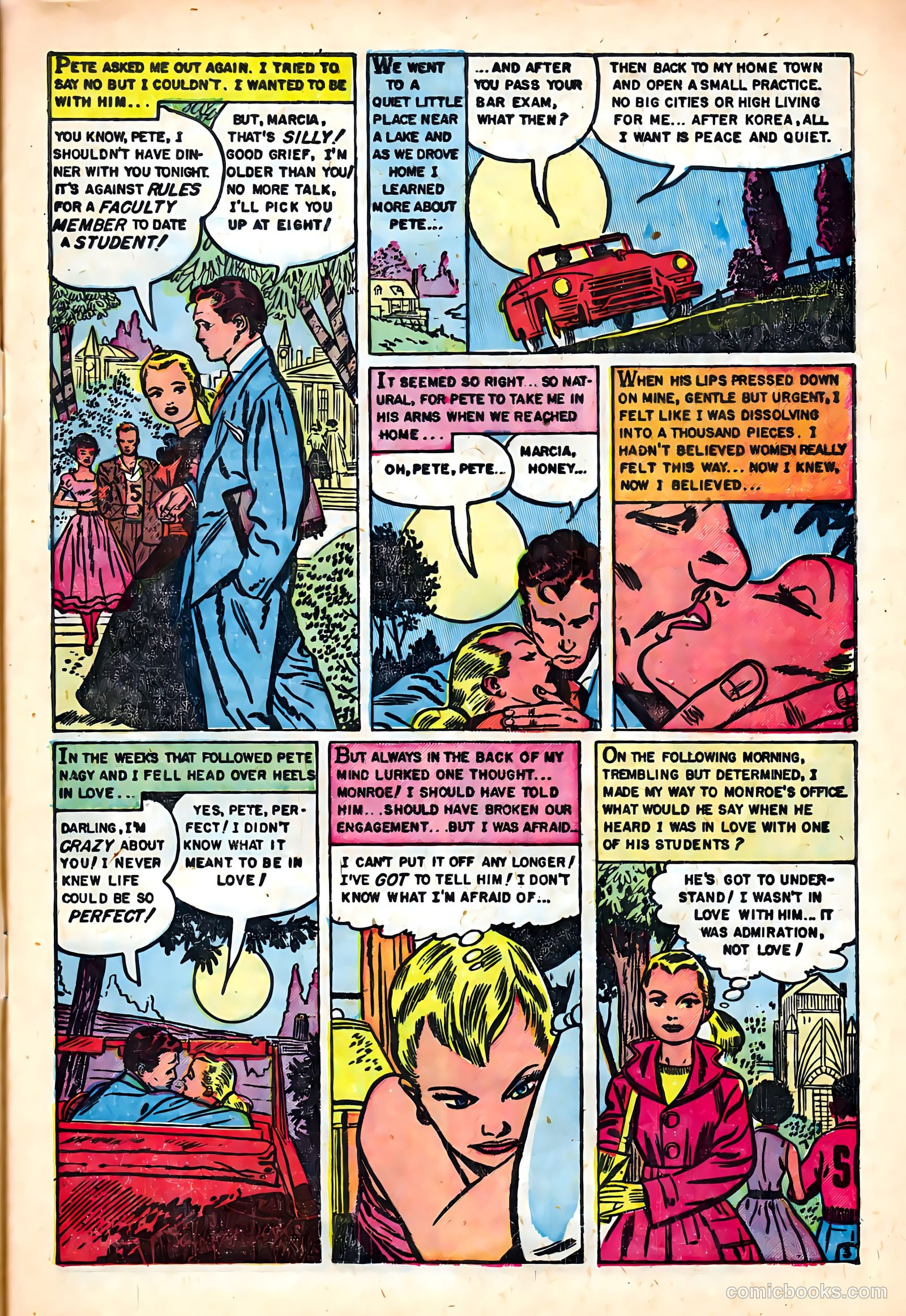 Romantic Hearts #4 (1954) — page 5 of 37