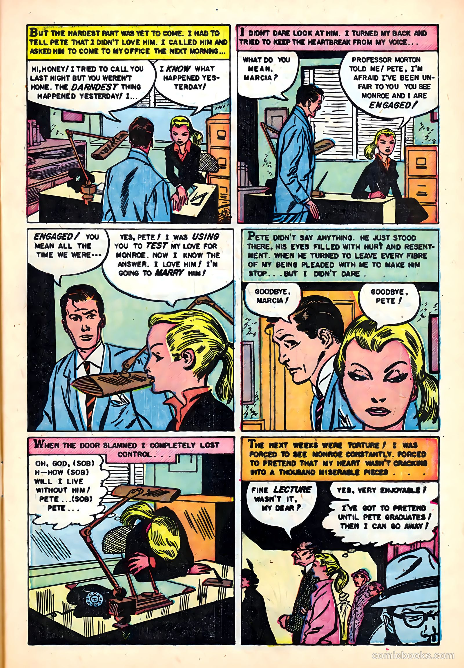 Romantic Hearts #4 (1954) — page 7 of 37