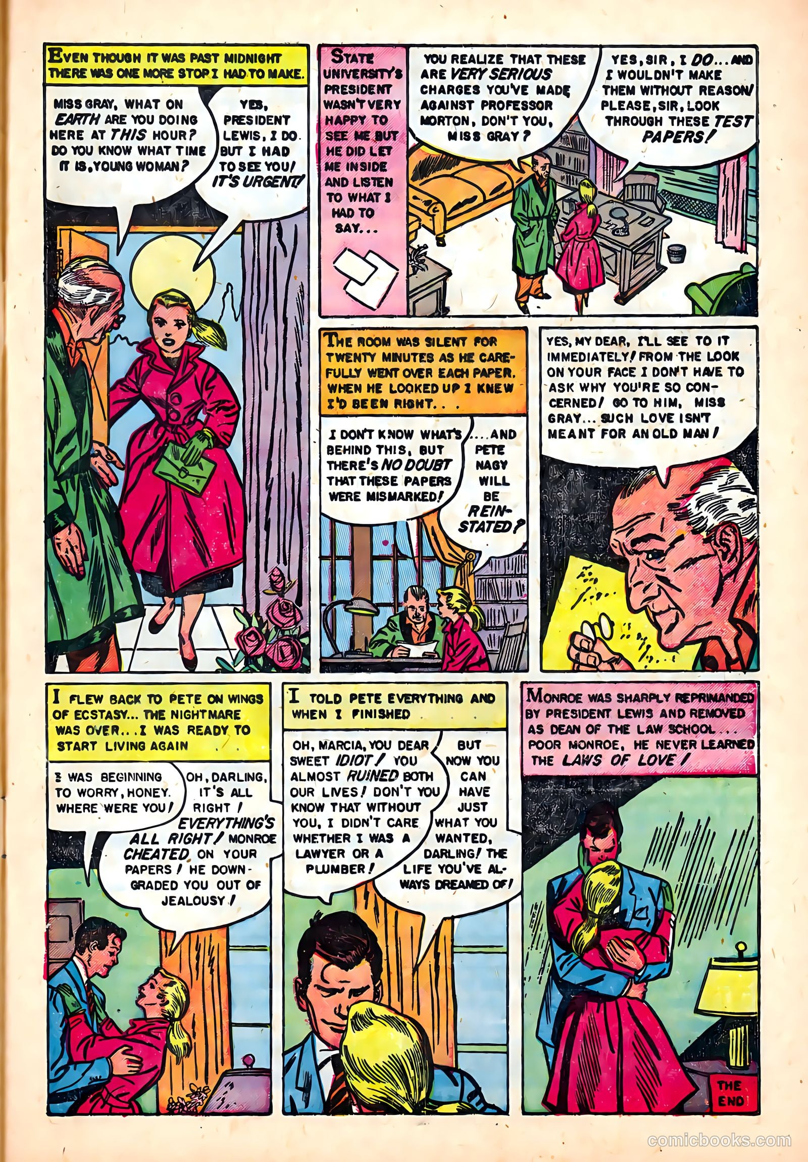 Romantic Hearts #4 (1954) — page 9 of 37