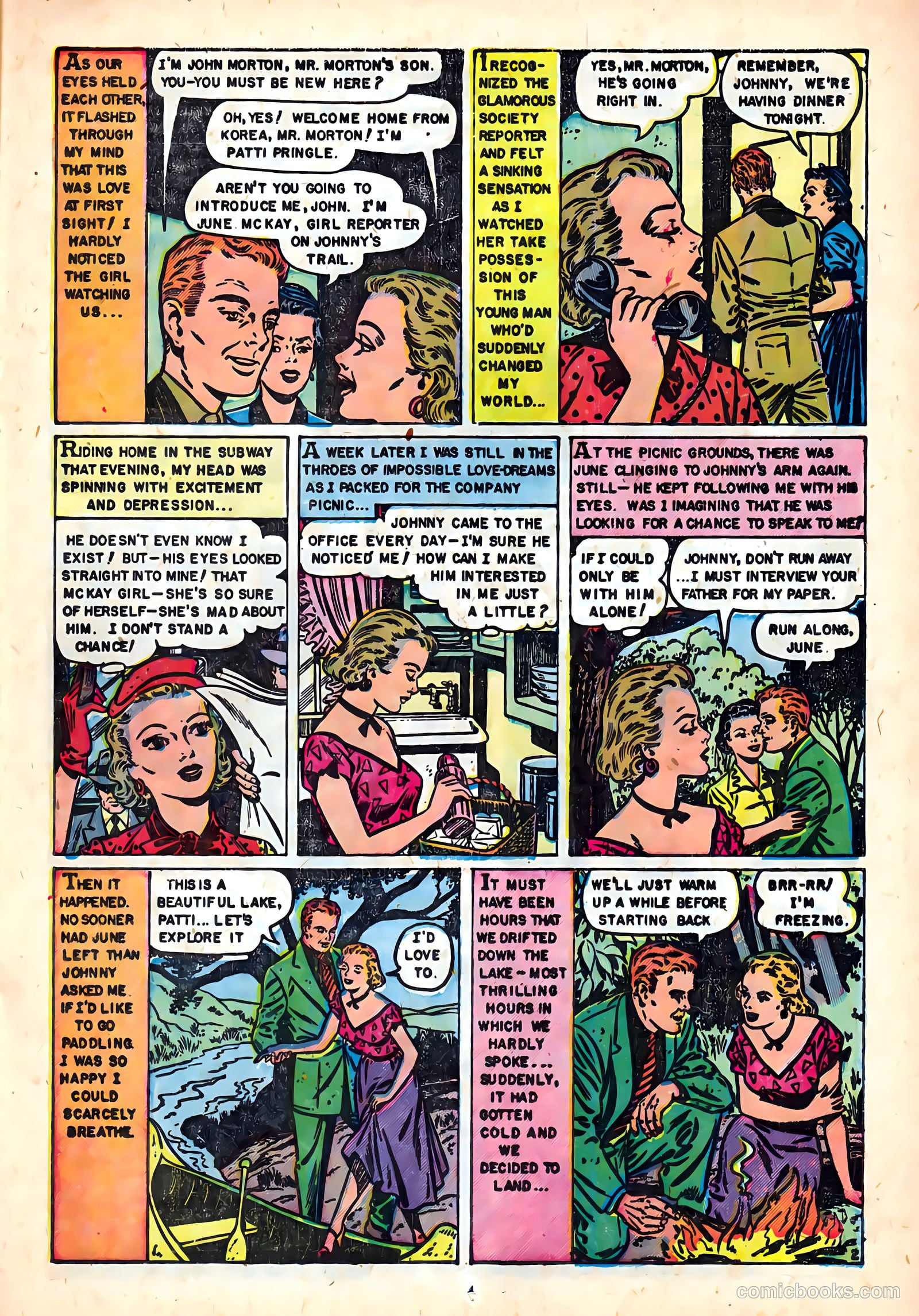 Romantic Hearts #4 (1954) — page 13 of 37
