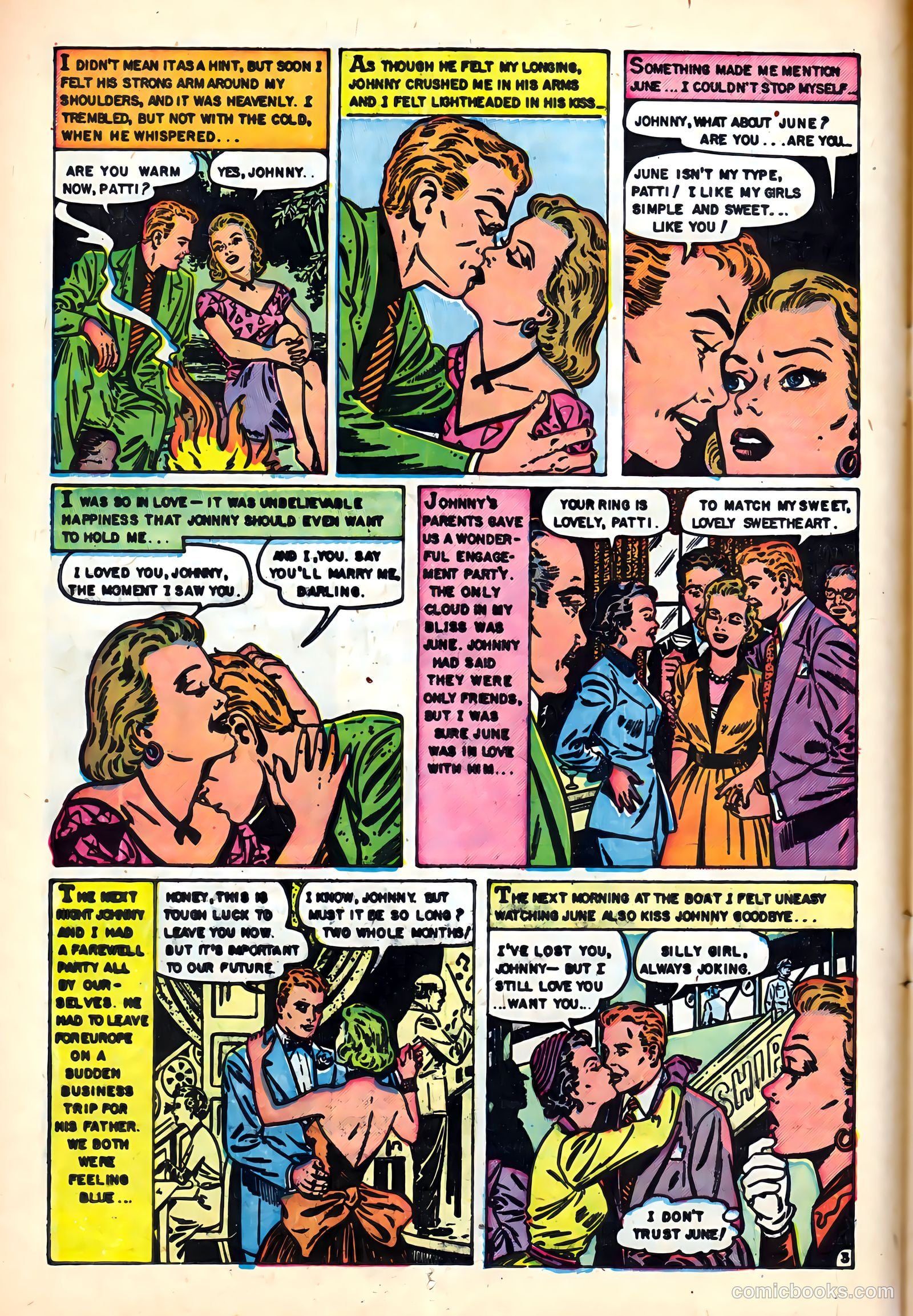Romantic Hearts #4 (1954) — page 14 of 37