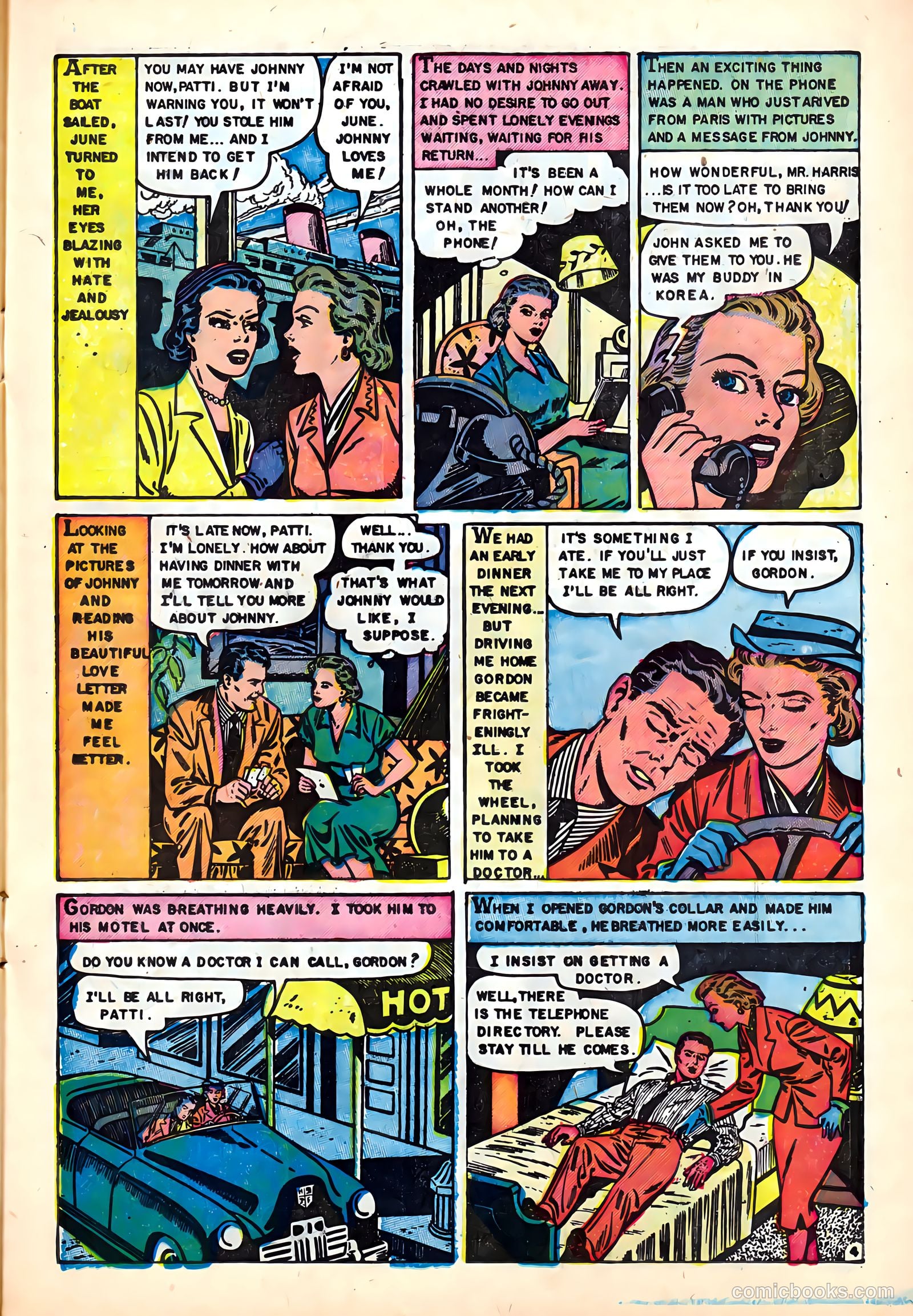 Romantic Hearts #4 (1954) — page 15 of 37