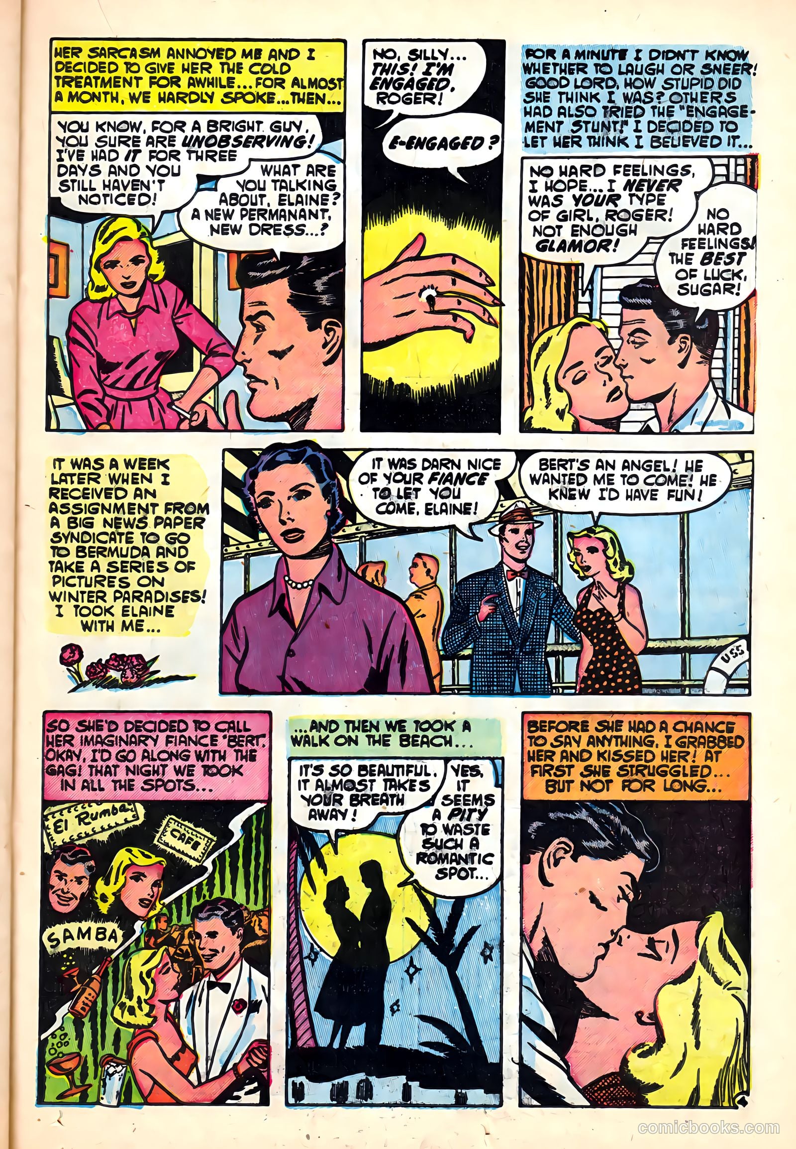 Romantic Hearts #4 (1954) — page 23 of 37