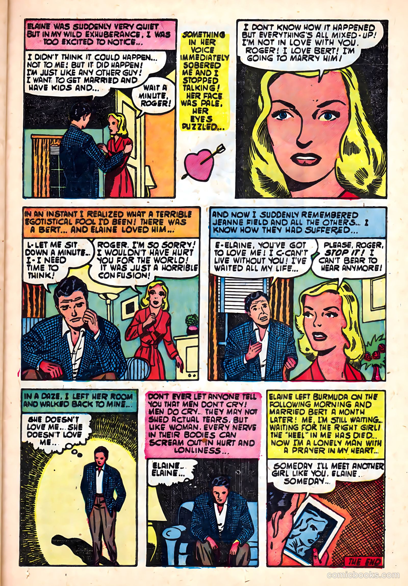 Romantic Hearts #4 (1954) — page 25 of 37