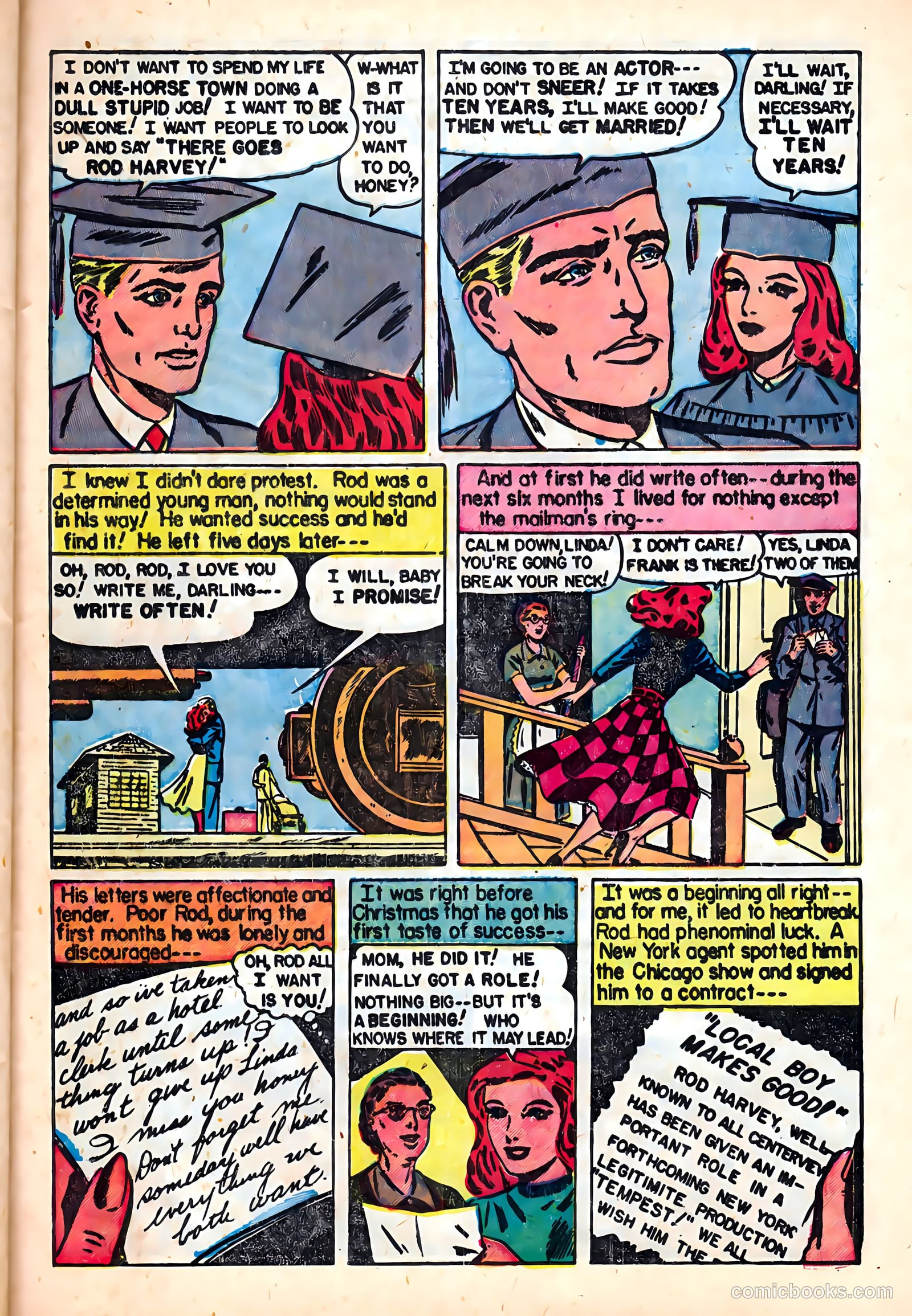 Romantic Hearts #4 (1954) — page 29 of 37