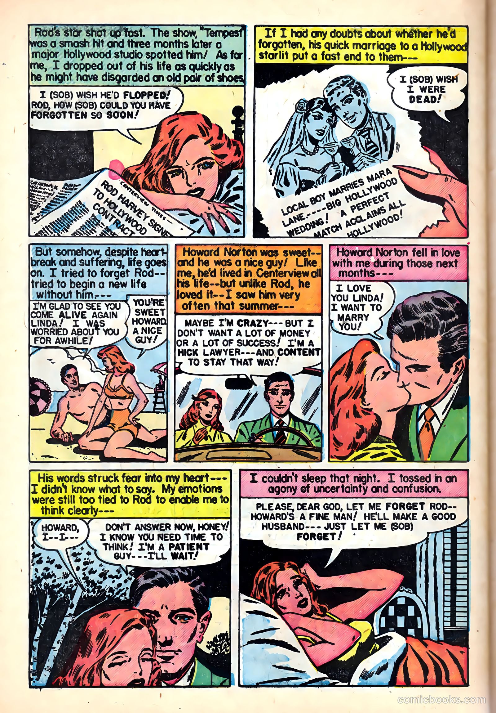Romantic Hearts #4 (1954) — page 30 of 37