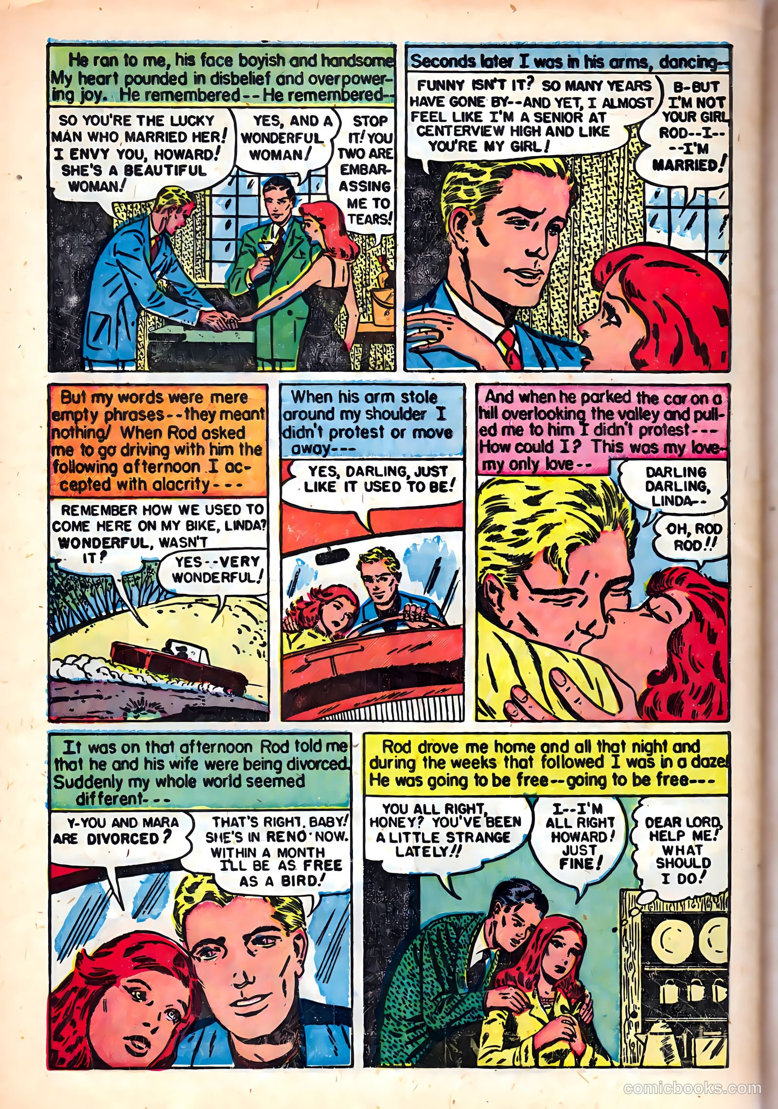 Romantic Hearts #4 (1954) — page 32 of 37