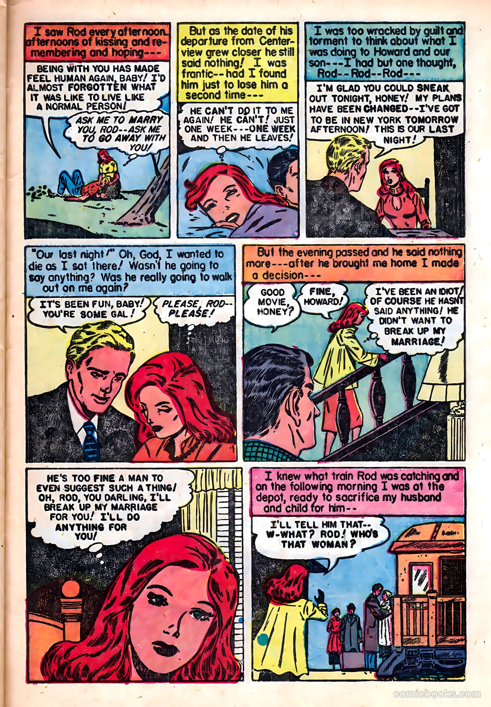 Romantic Hearts #4 (1954) — page 33 of 37