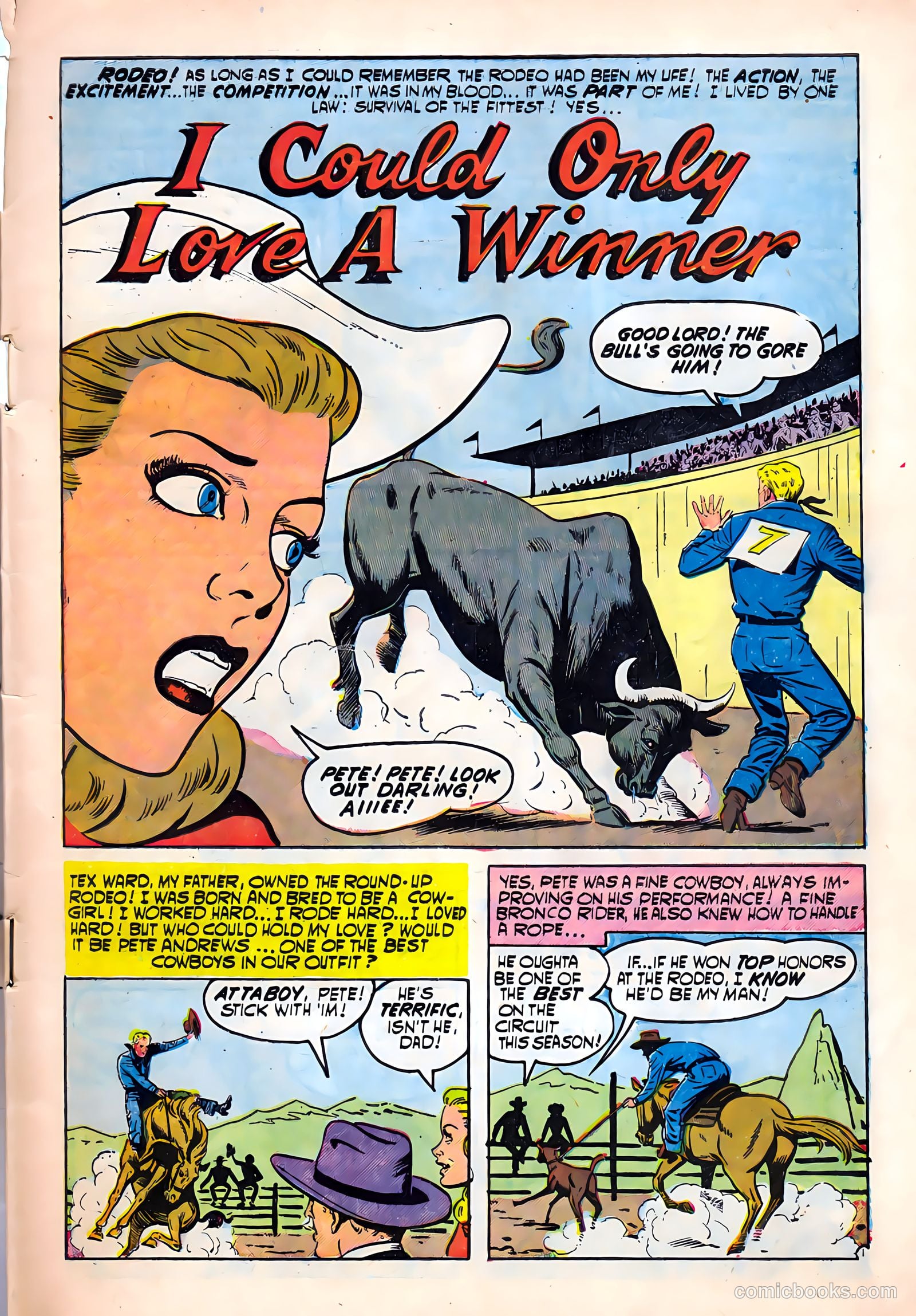 Romantic Hearts #5 (1954) — page 3 of 36