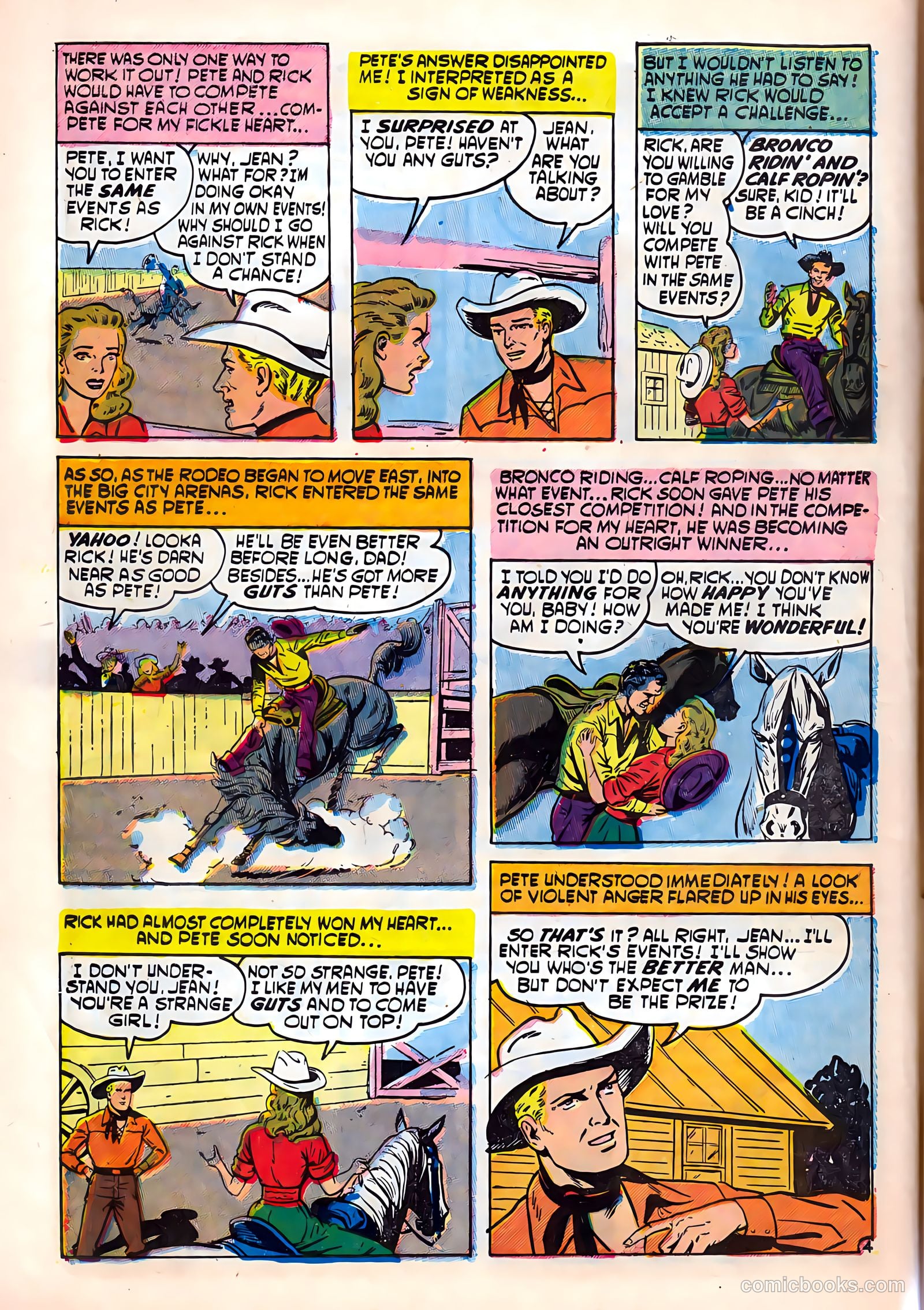 Romantic Hearts #5 (1954) — page 6 of 36