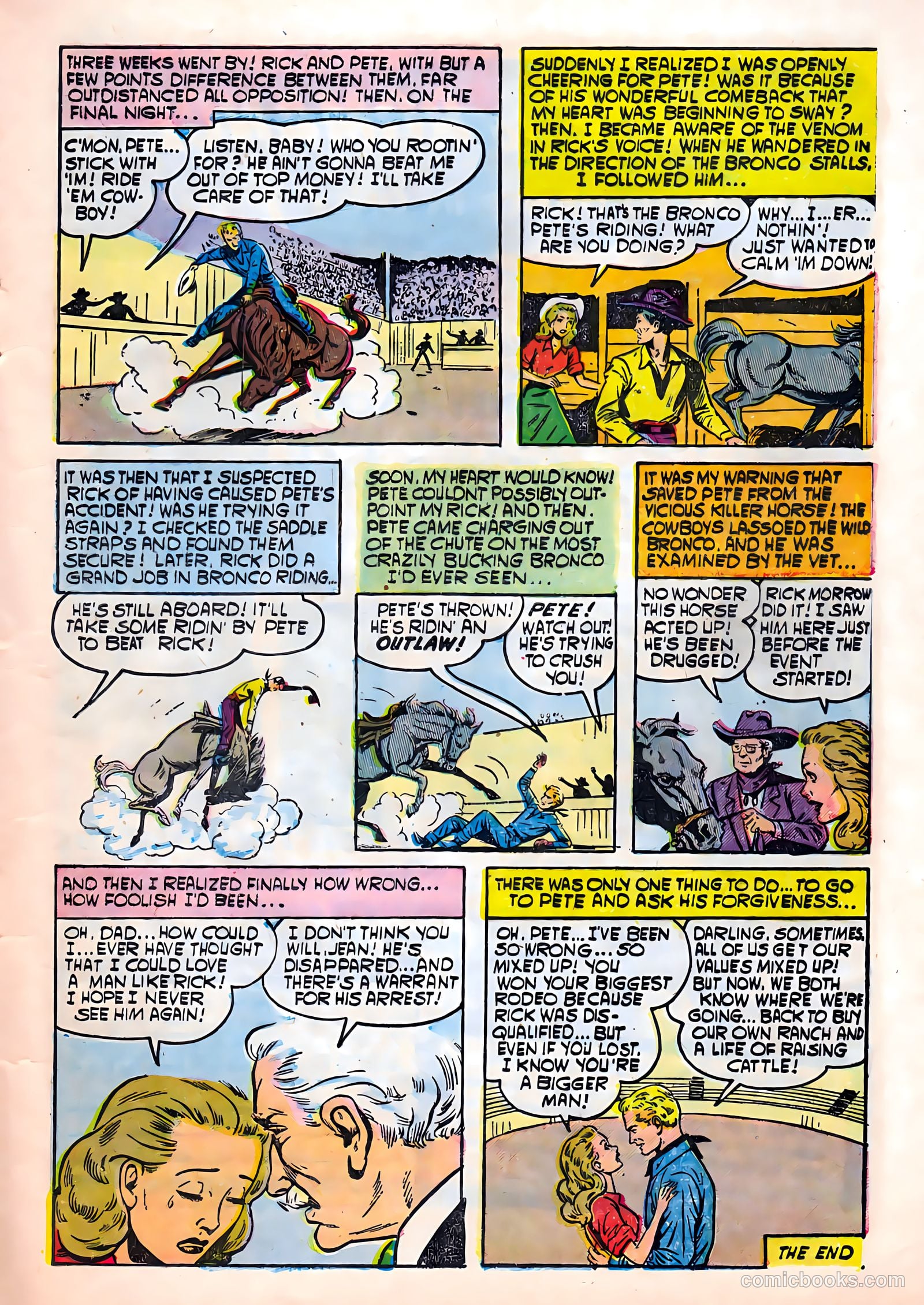 Romantic Hearts #5 (1954) — page 9 of 36