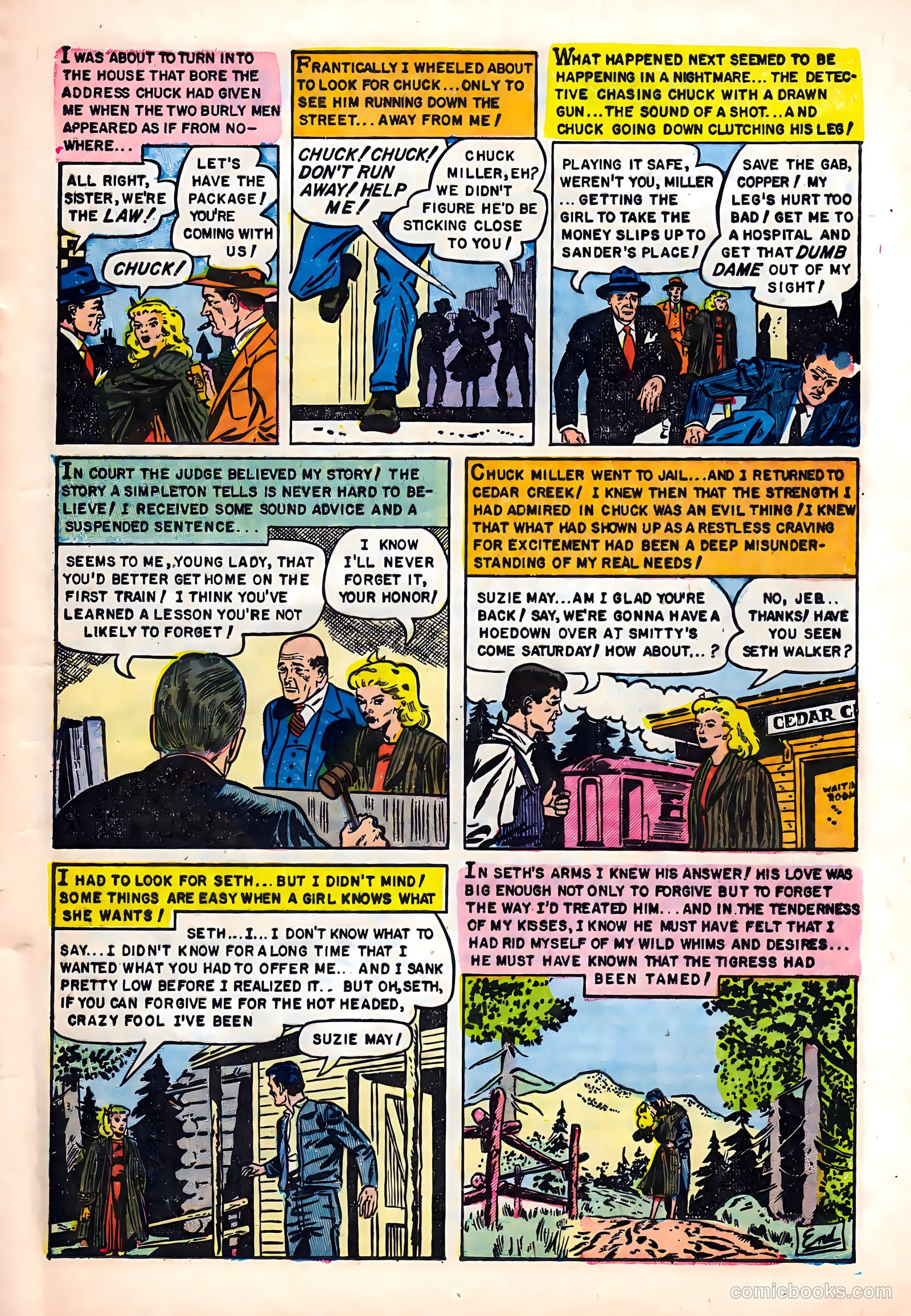 Romantic Hearts #5 (1954) — page 17 of 36