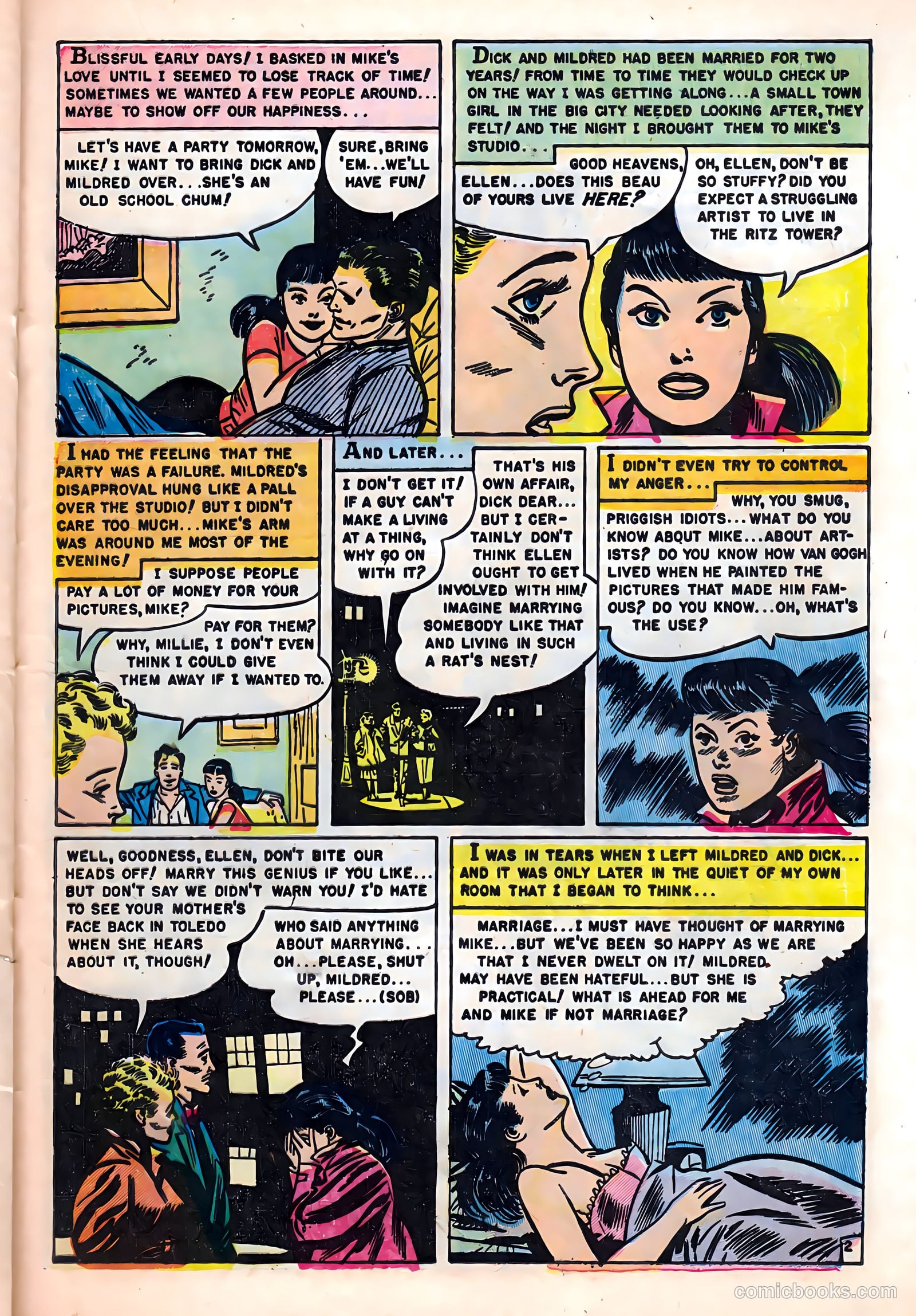 Romantic Hearts #5 (1954) — page 21 of 36