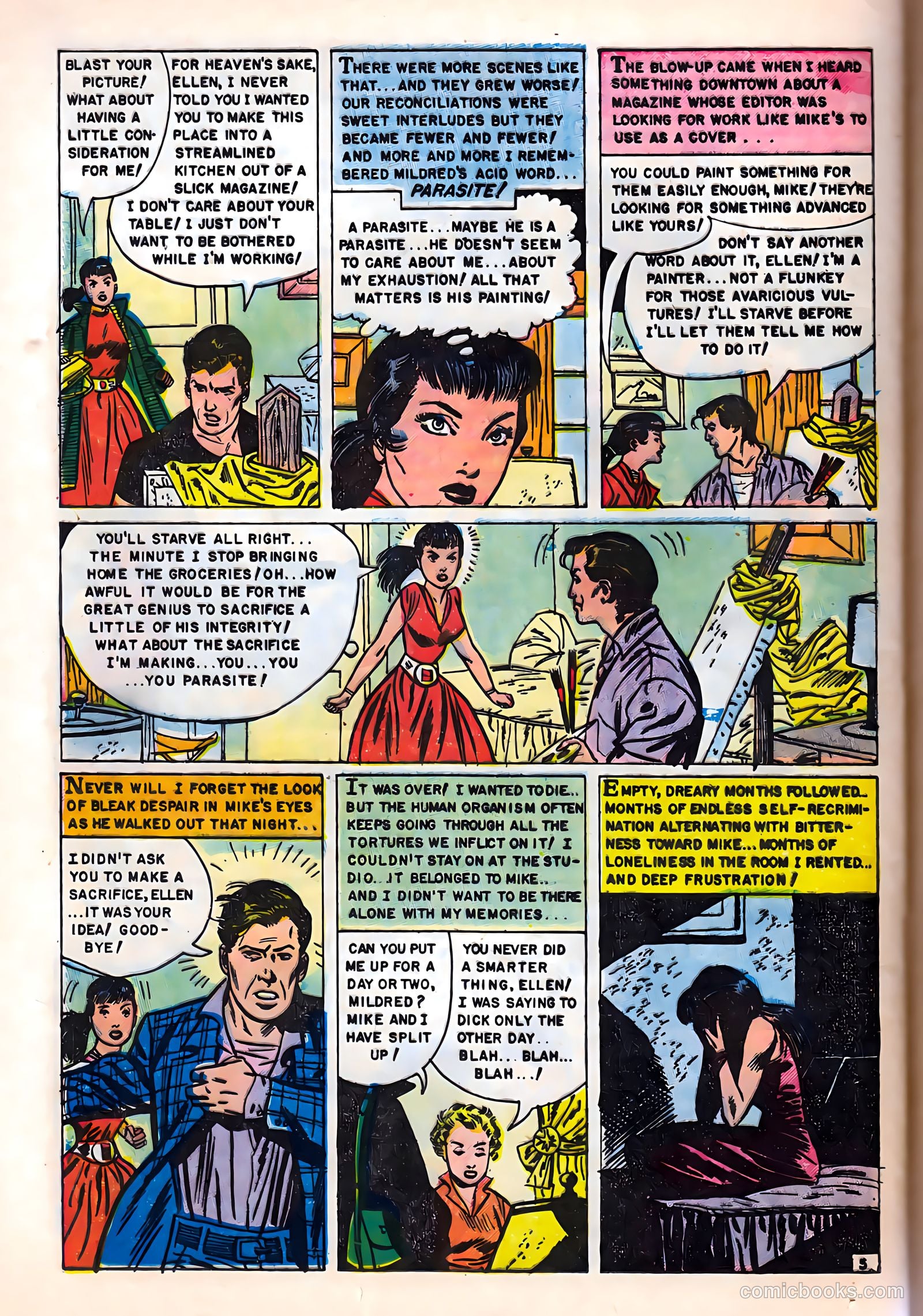 Romantic Hearts #5 (1954) — page 24 of 36