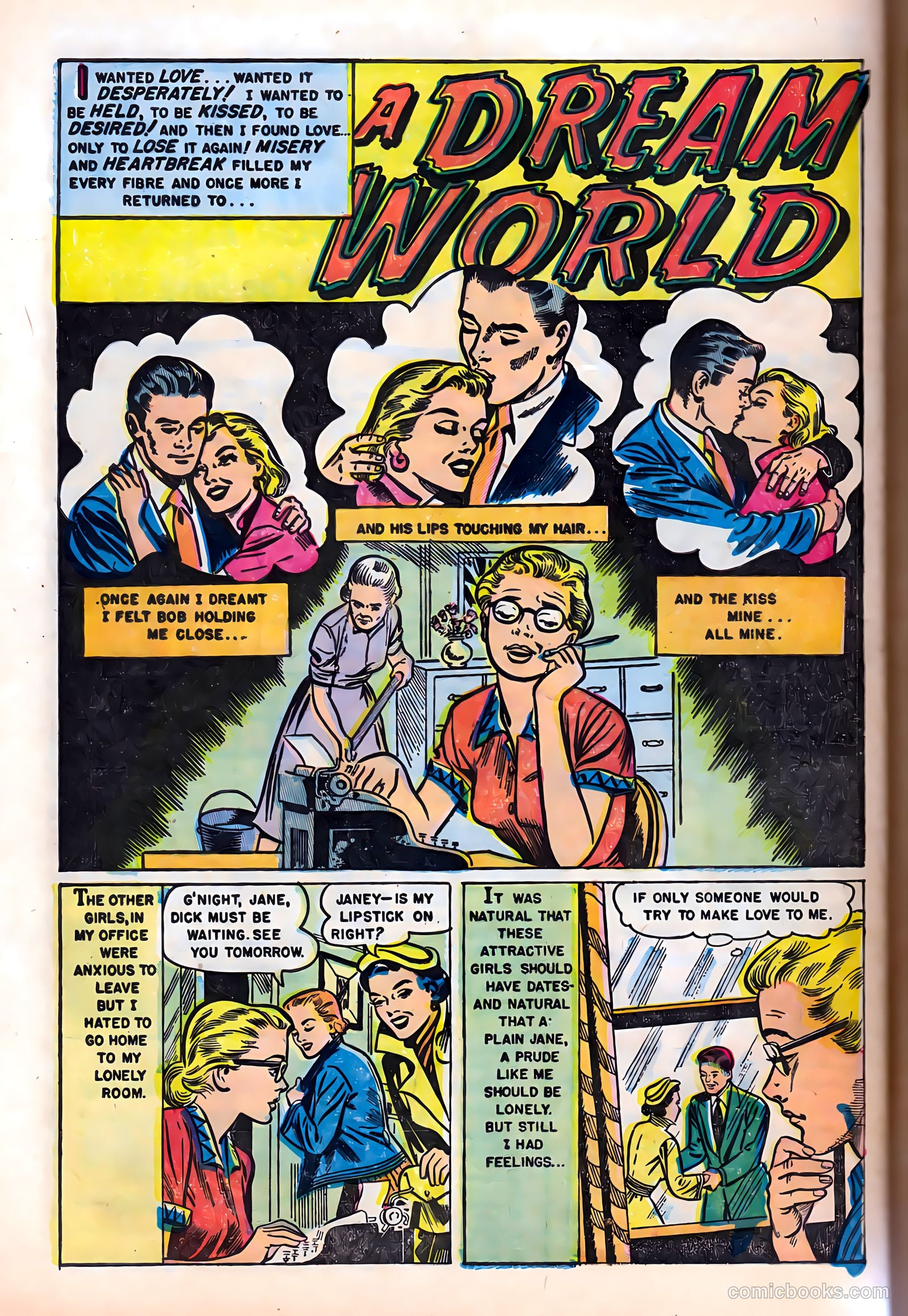 Romantic Hearts #5 (1954) — page 28 of 36