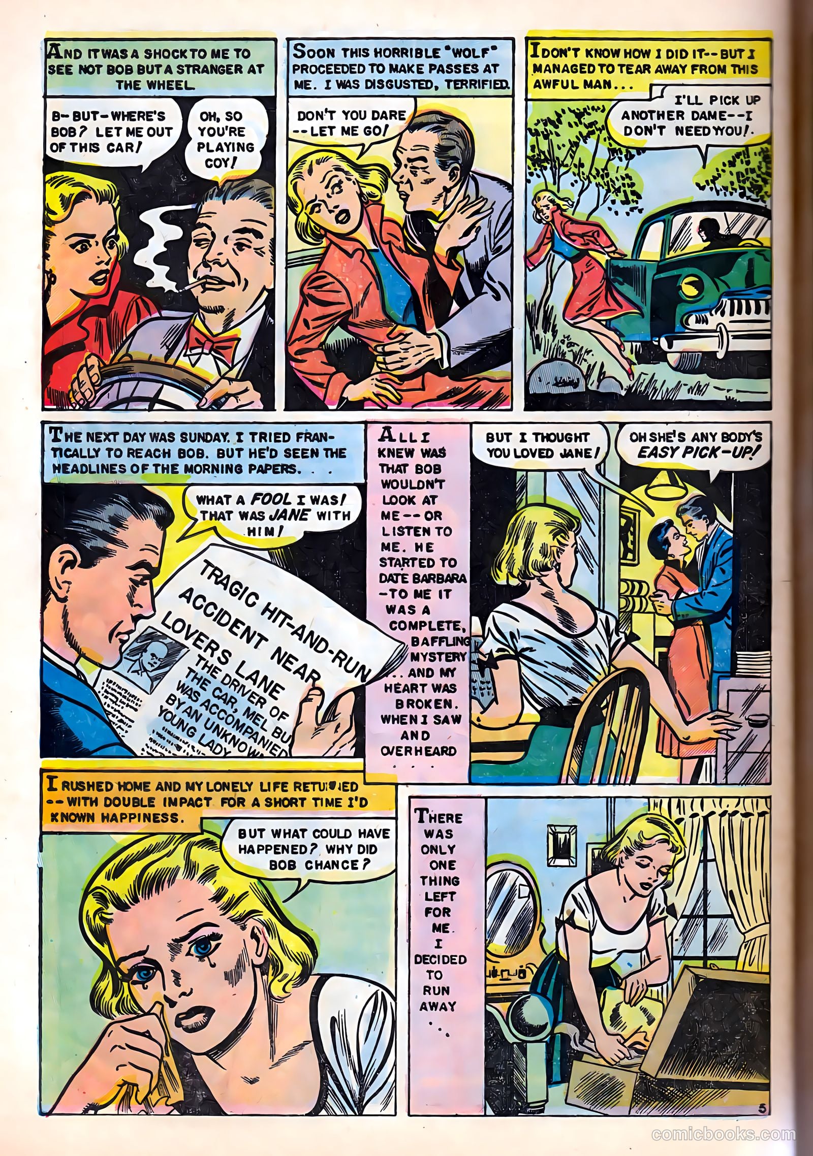 Romantic Hearts #5 (1954) — page 32 of 36