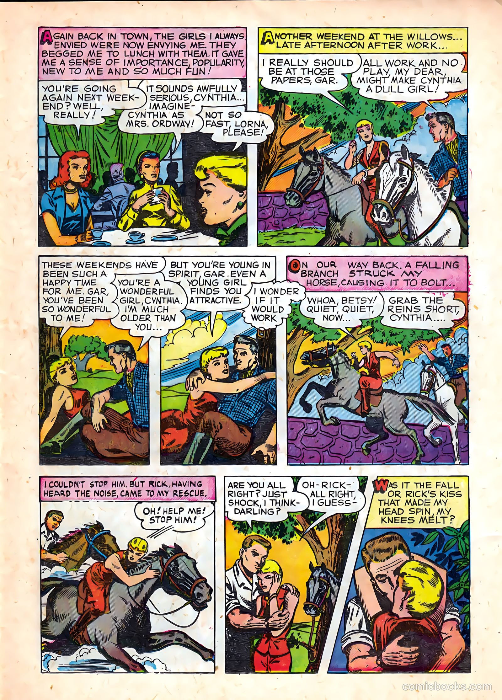 Romantic Hearts #5 (1951) — page 7 of 36