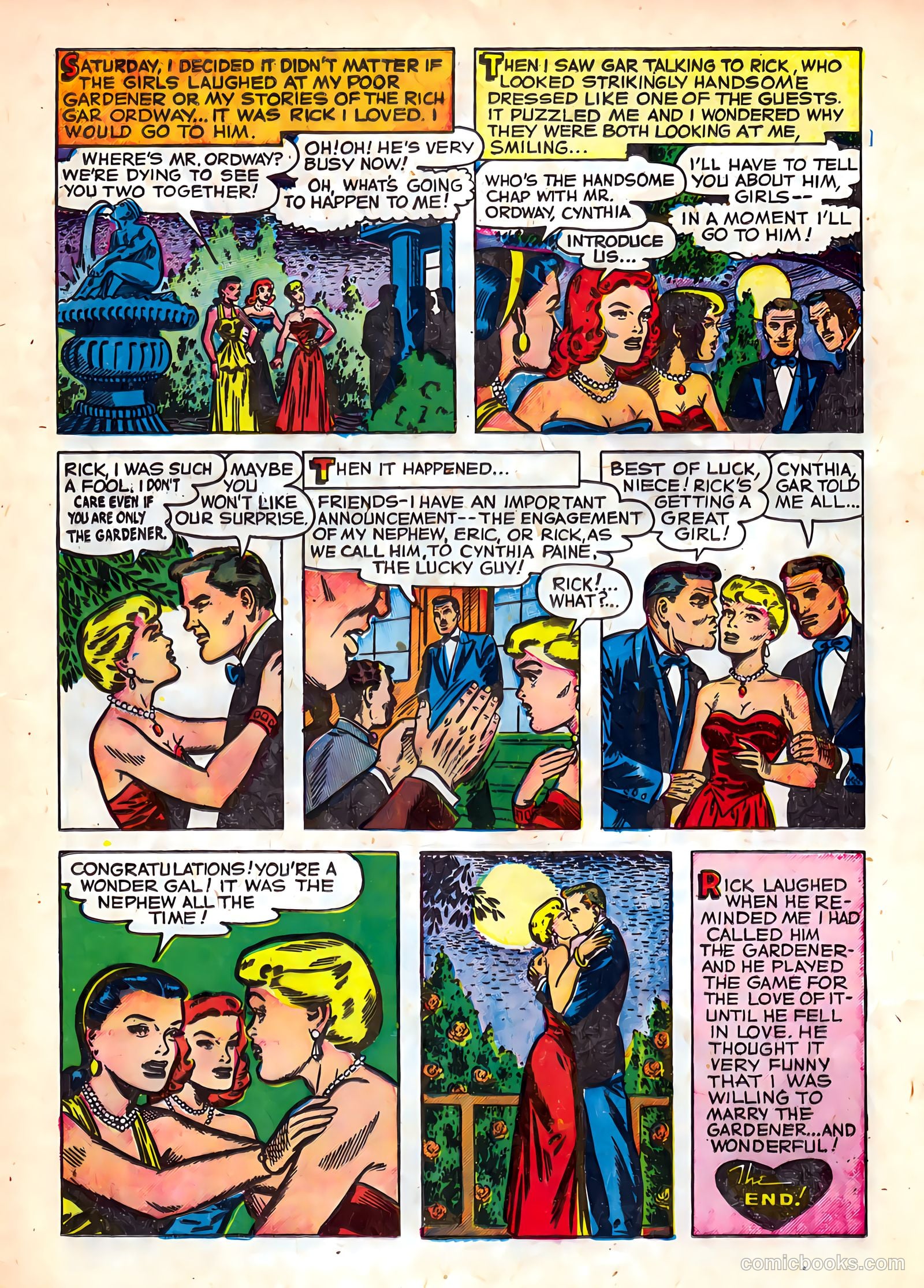 Romantic Hearts #5 (1951) — page 9 of 36