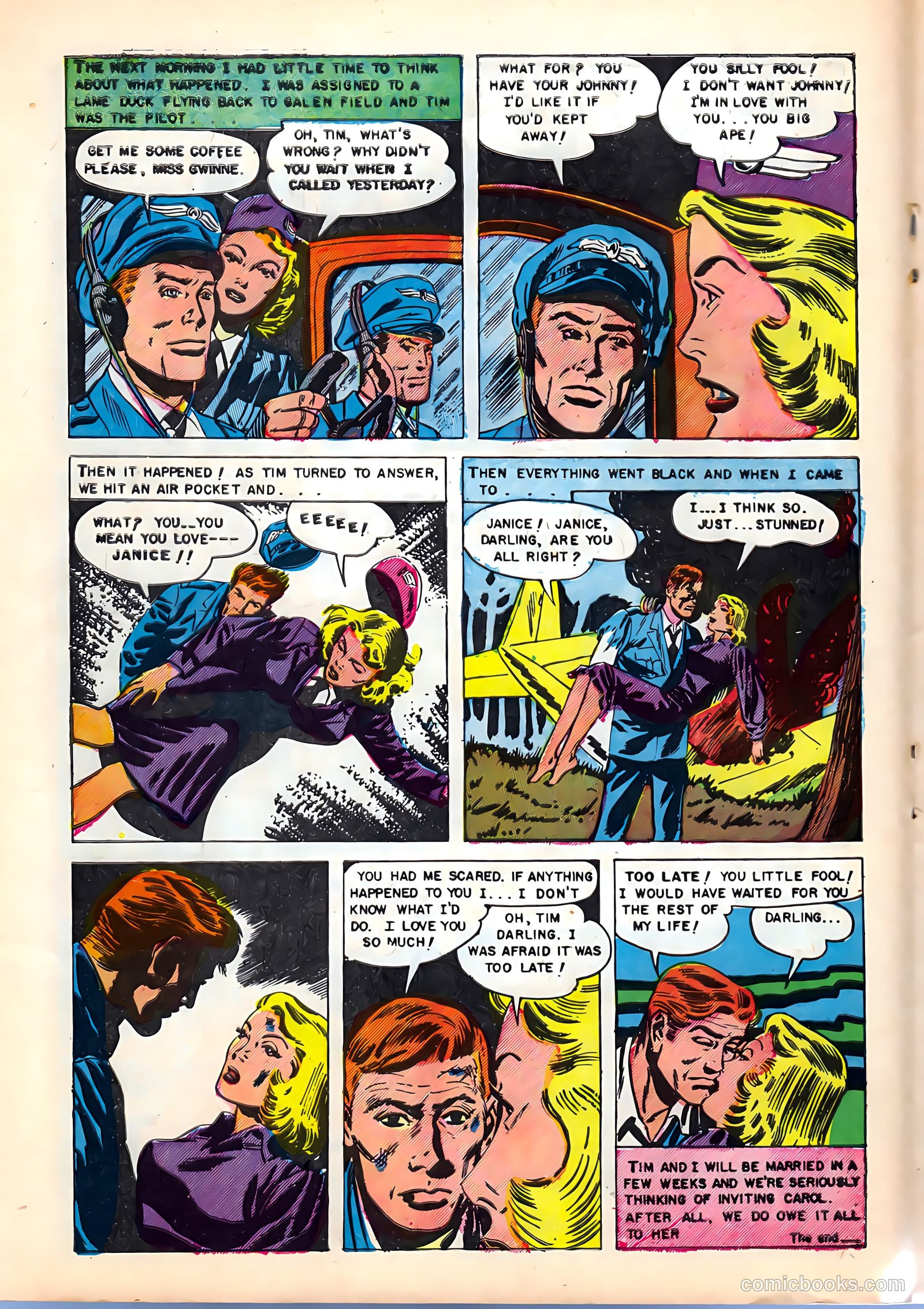 Romantic Hearts #5 (1951) — page 16 of 36