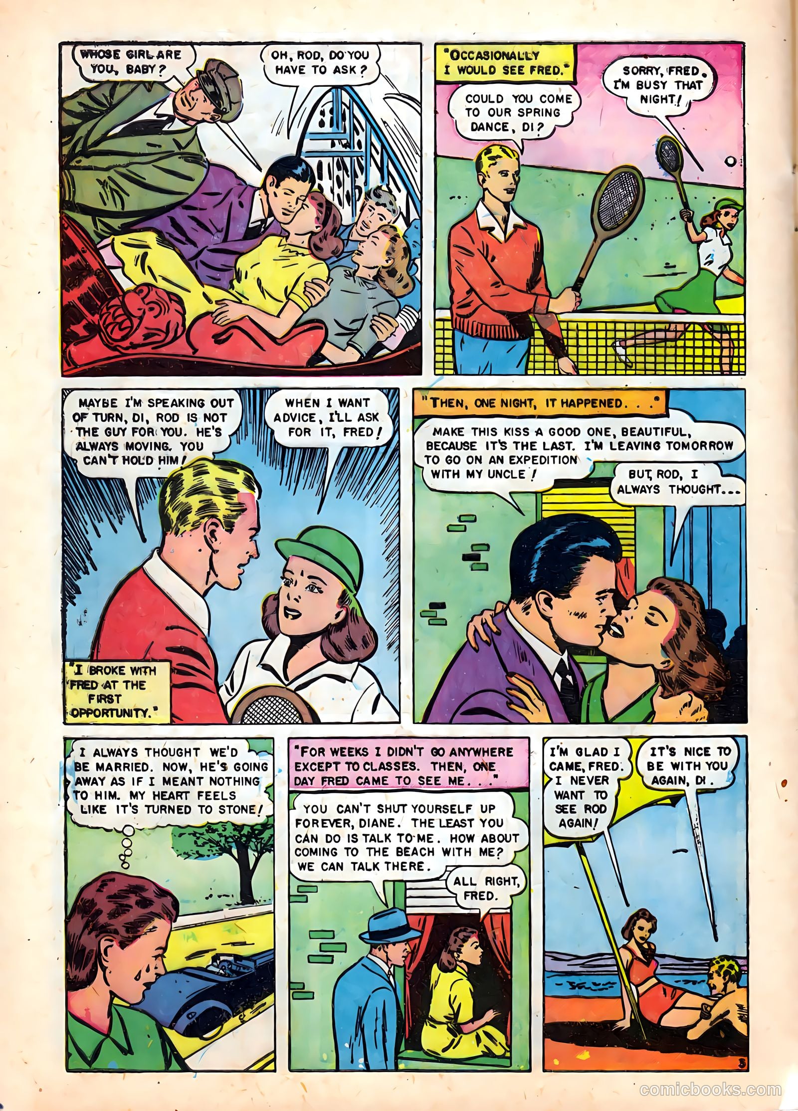 Romantic Hearts #5 (1951) — page 22 of 36