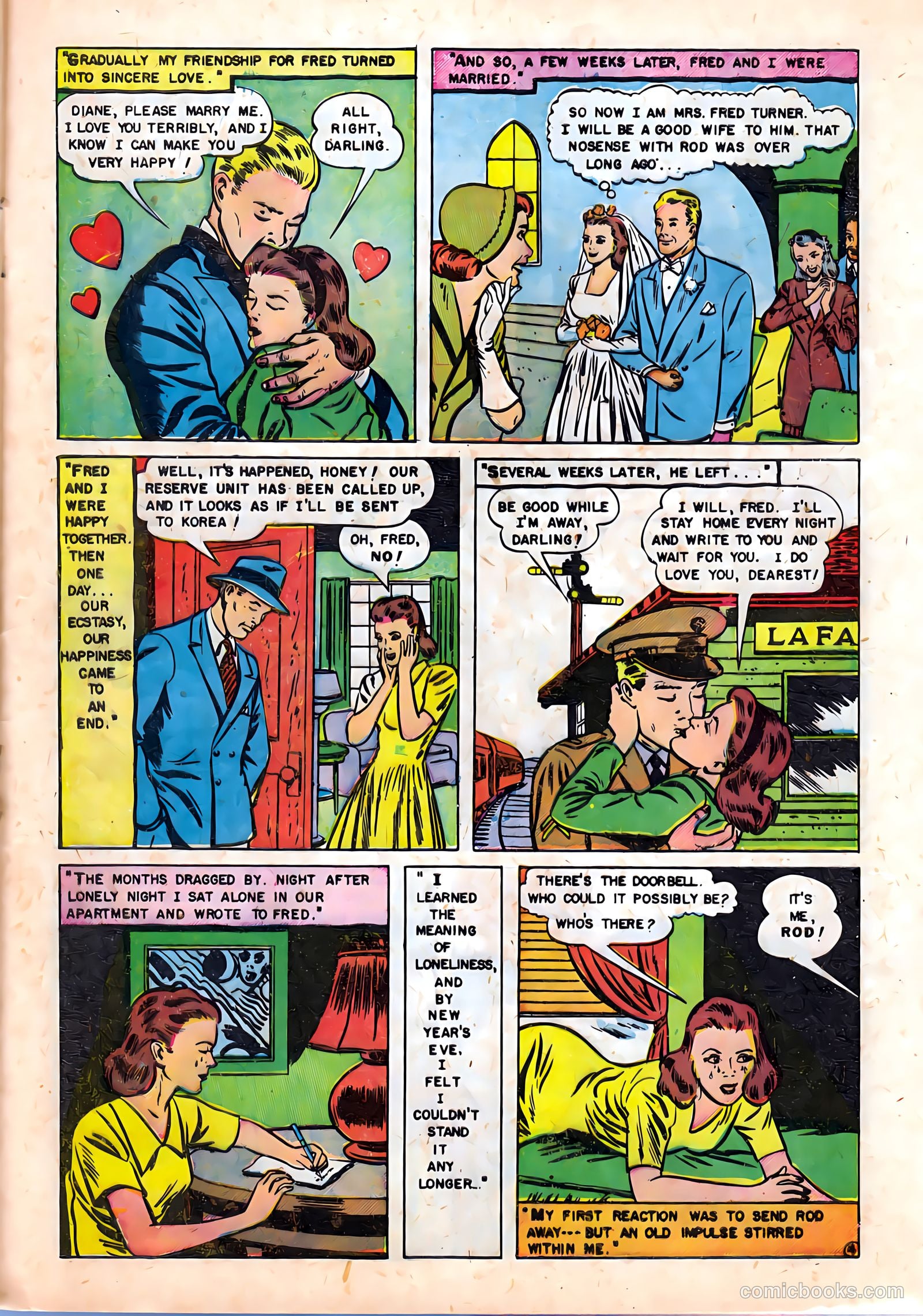 Romantic Hearts #5 (1951) — page 23 of 36