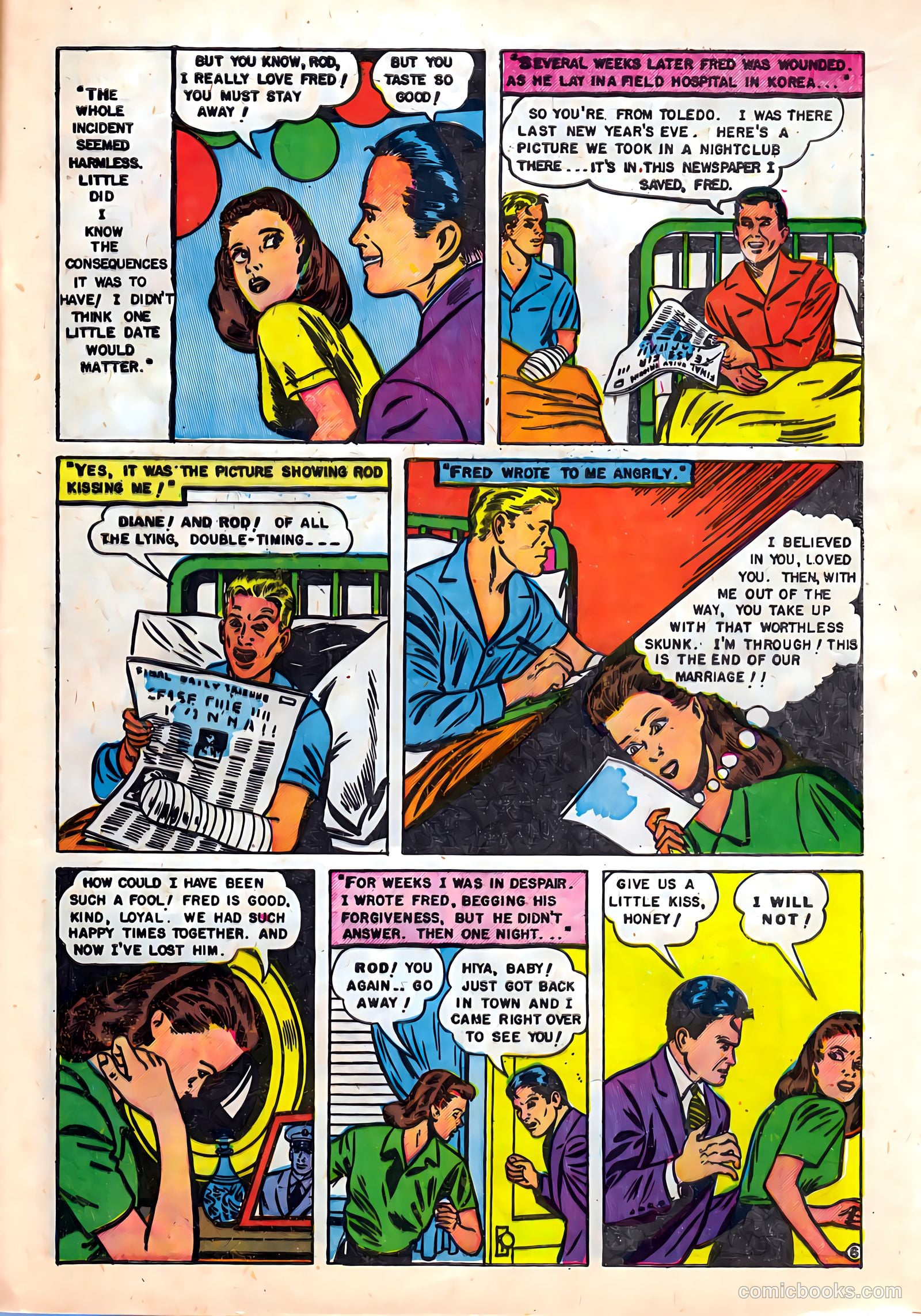Romantic Hearts #5 (1951) — page 25 of 36