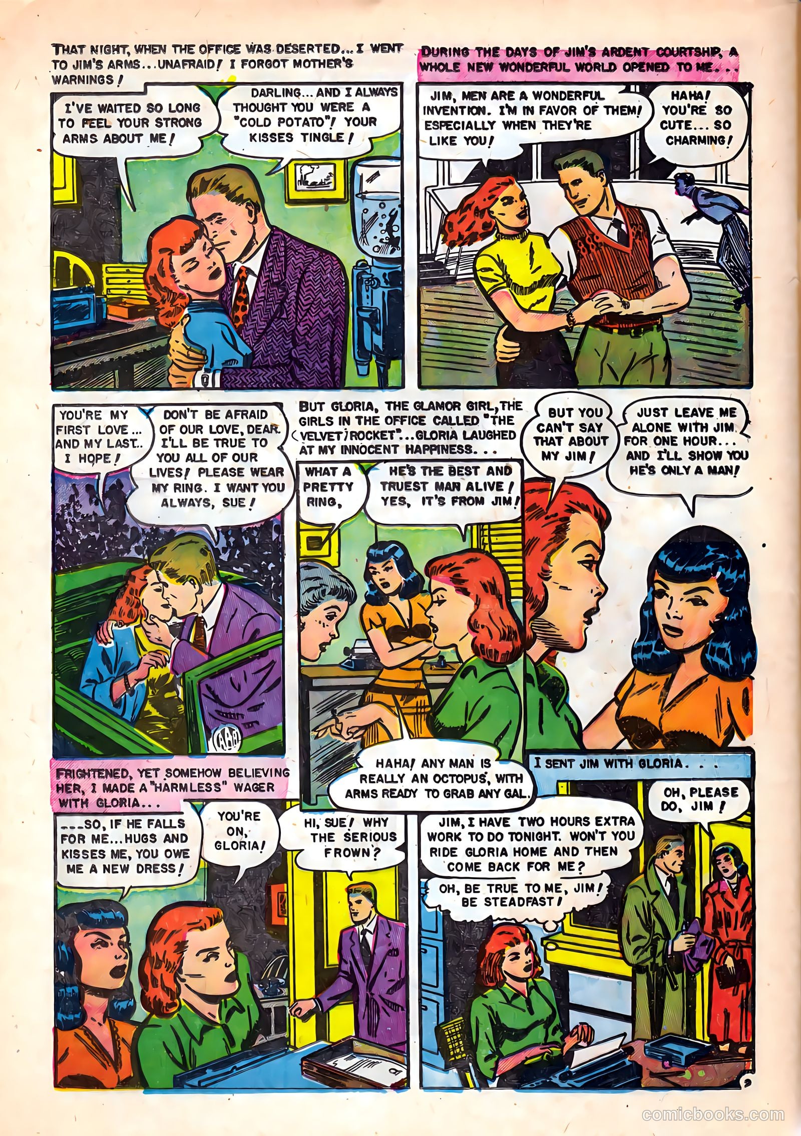 Romantic Hearts #5 (1951) — page 28 of 36
