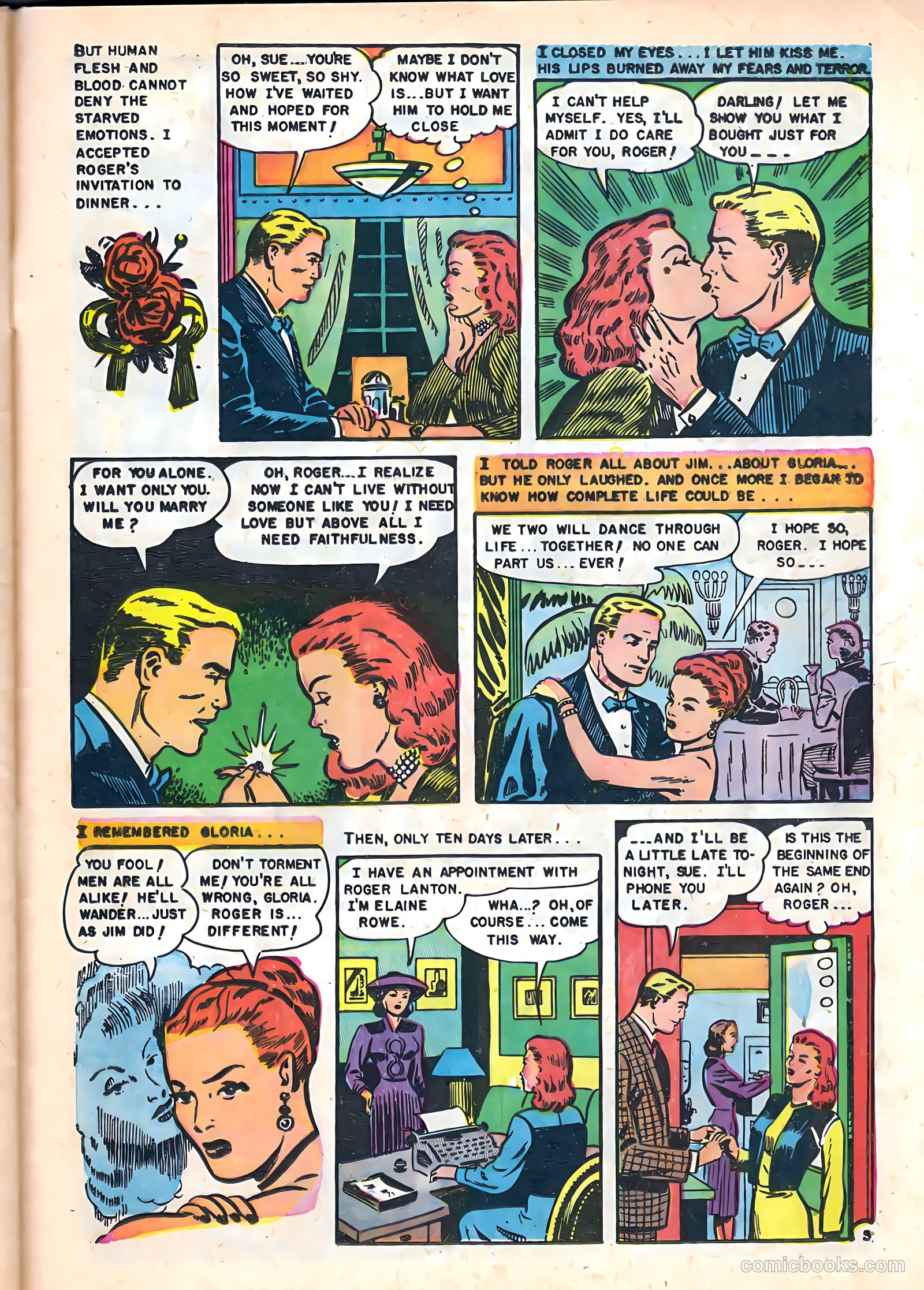 Romantic Hearts #5 (1951) — page 31 of 36