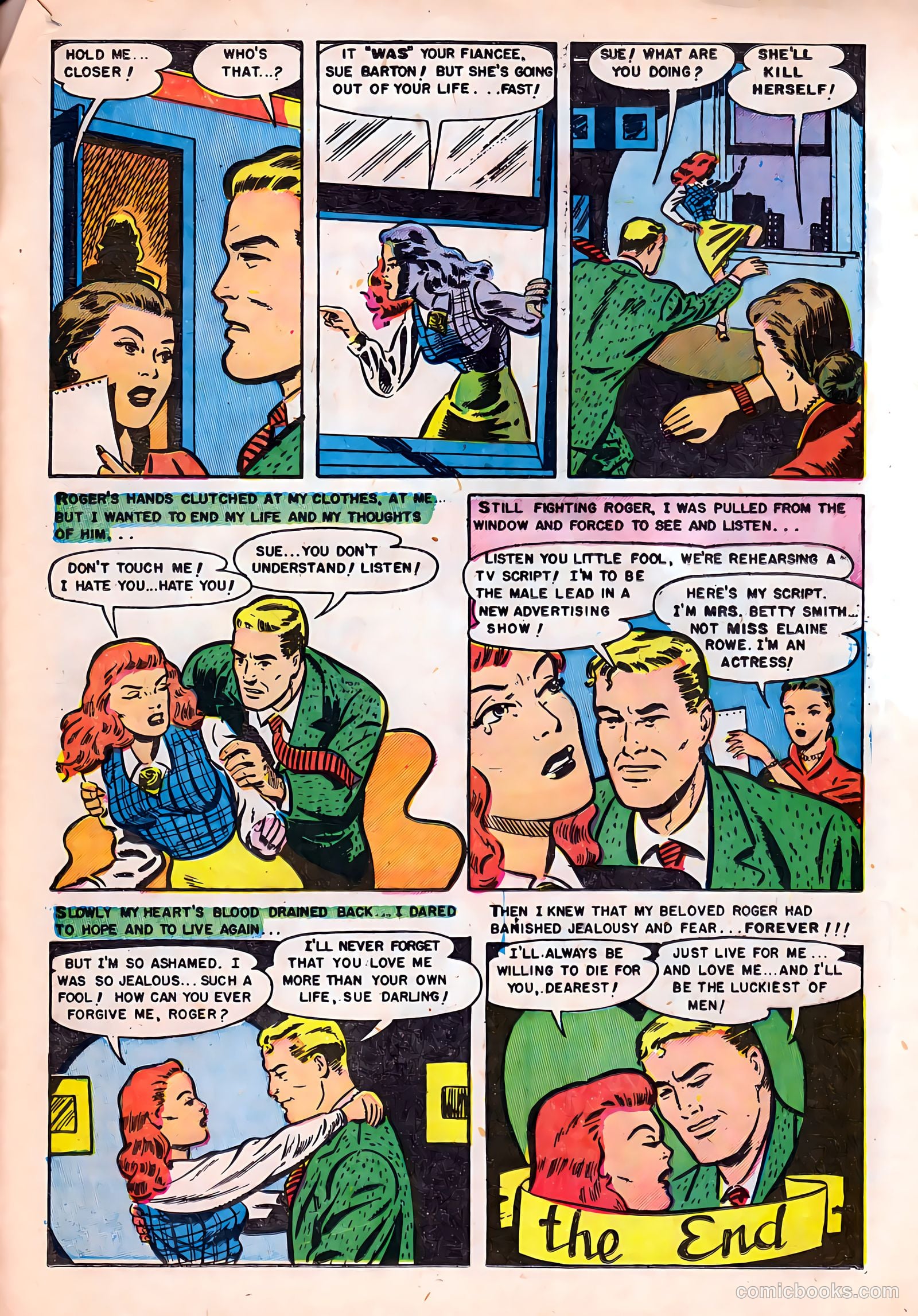 Romantic Hearts #5 (1951) — page 33 of 36