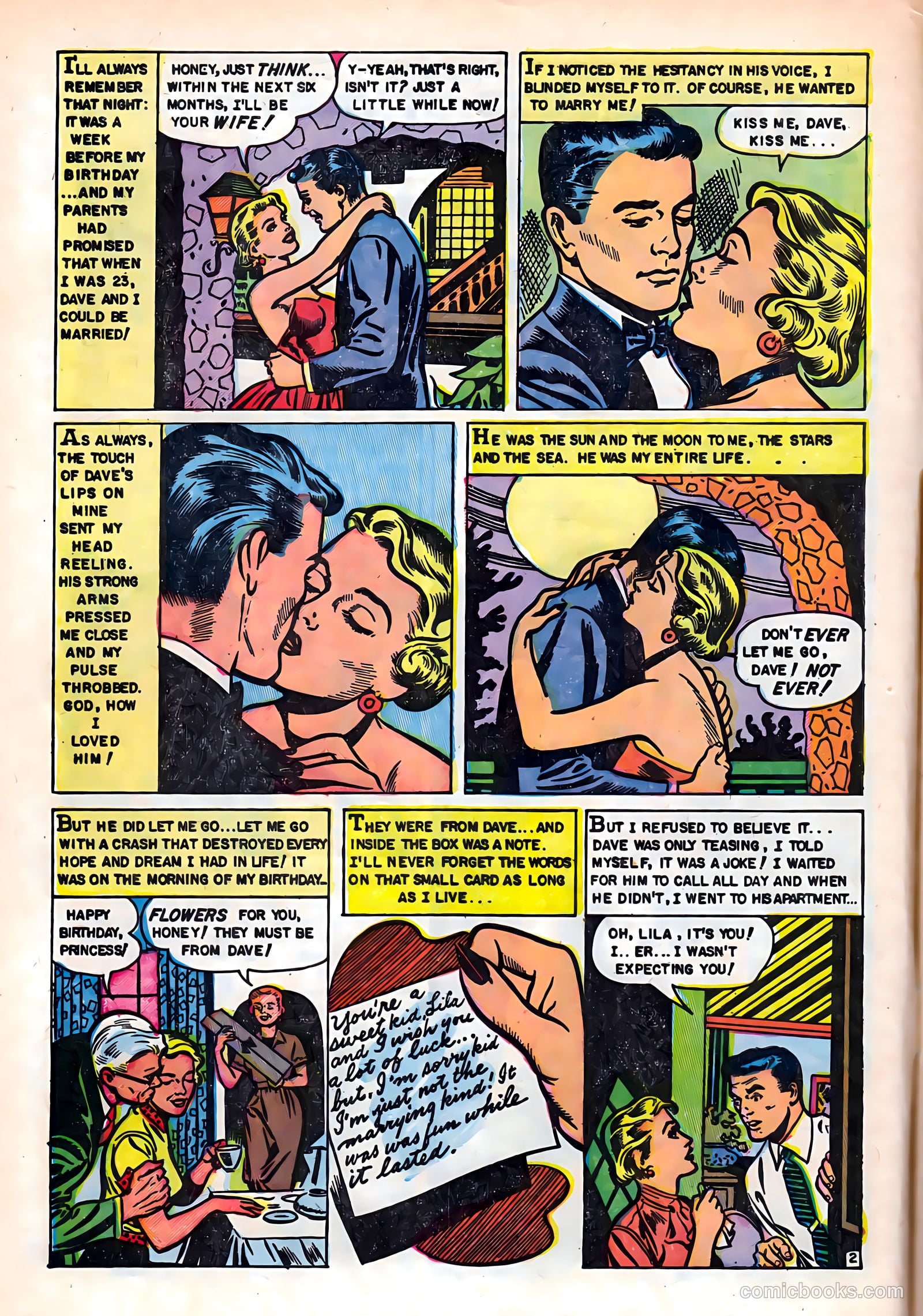 Romantic Hearts #6 (1954) — page 4 of 36