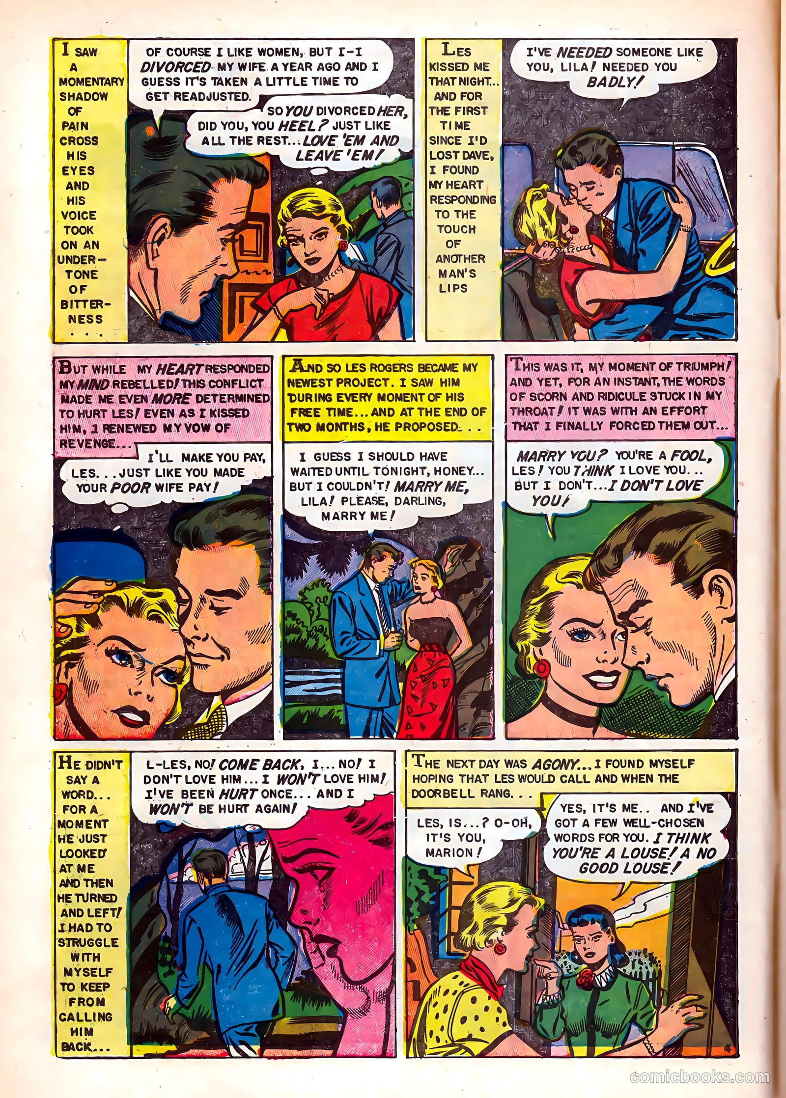 Romantic Hearts #6 (1954) — page 6 of 36