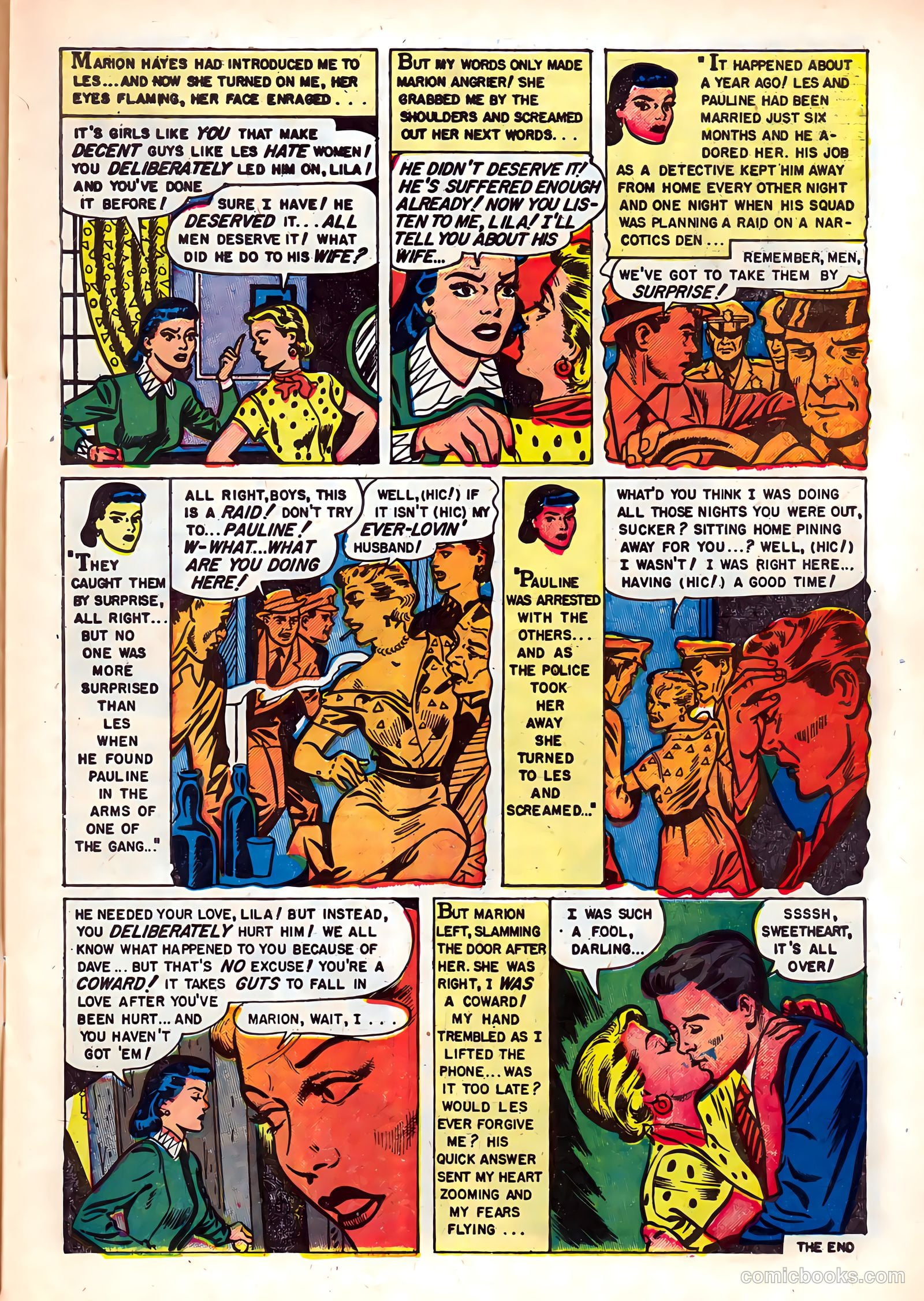 Romantic Hearts #6 (1954) — page 7 of 36