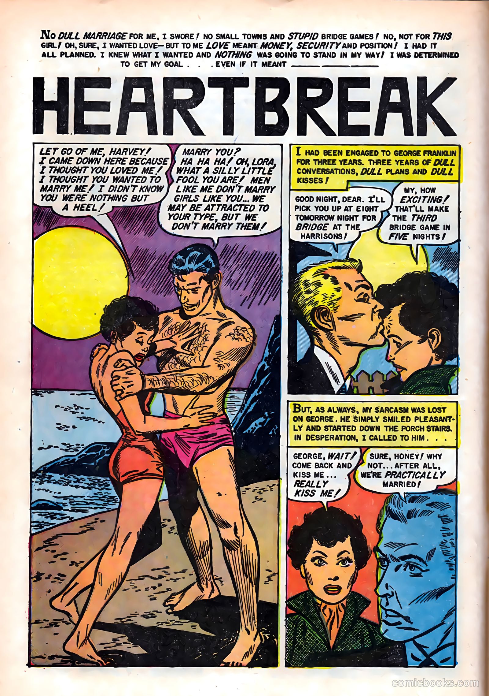 Romantic Hearts #6 (1954) — page 8 of 36