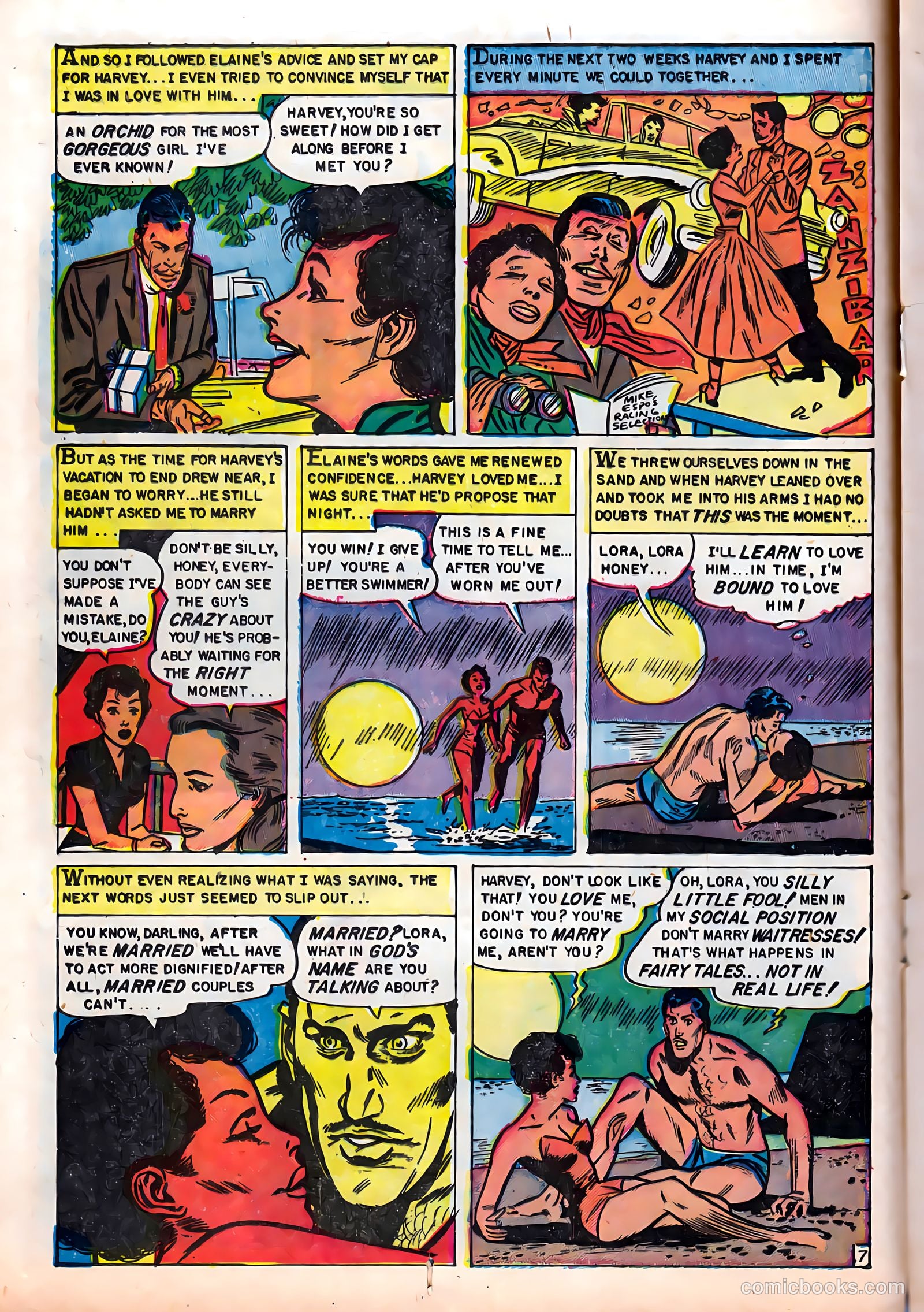 Romantic Hearts #6 (1954) — page 16 of 36
