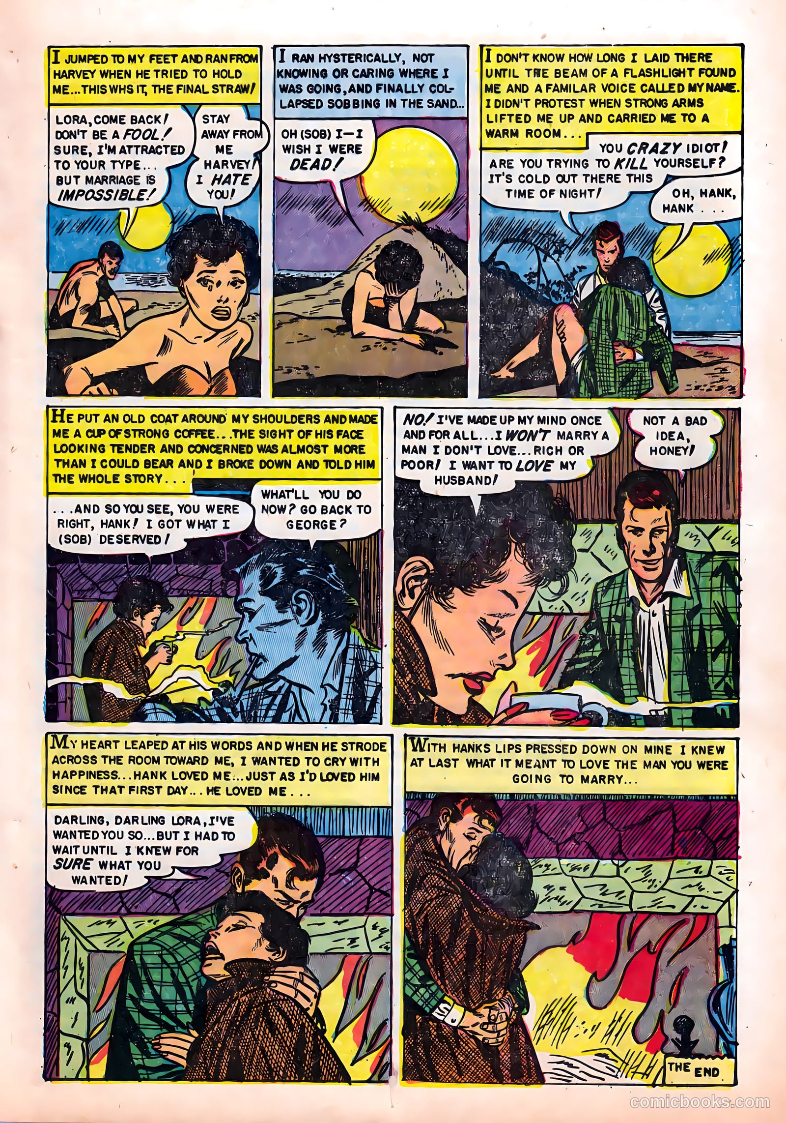 Romantic Hearts #6 (1954) — page 17 of 36