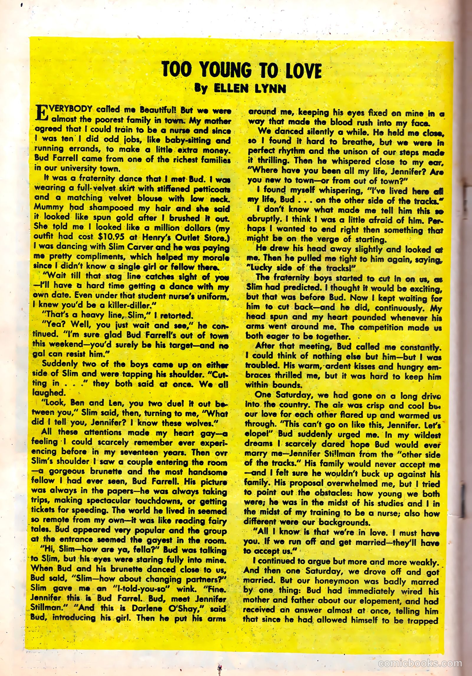 Romantic Hearts #6 (1954) — page 18 of 36