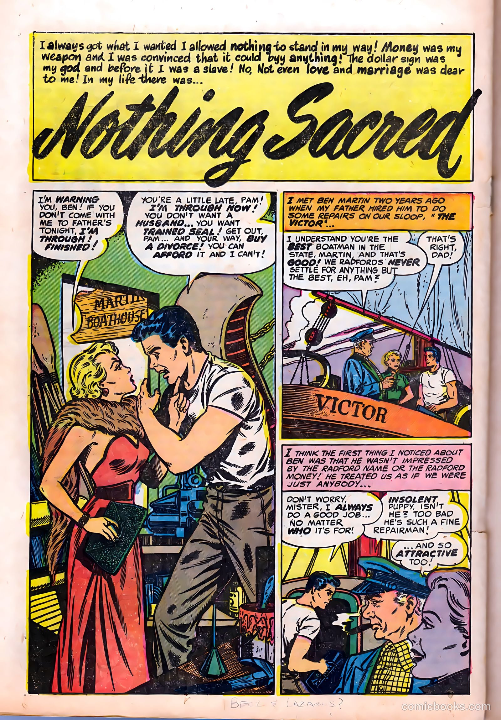 Romantic Hearts #6 (1954) — page 20 of 36