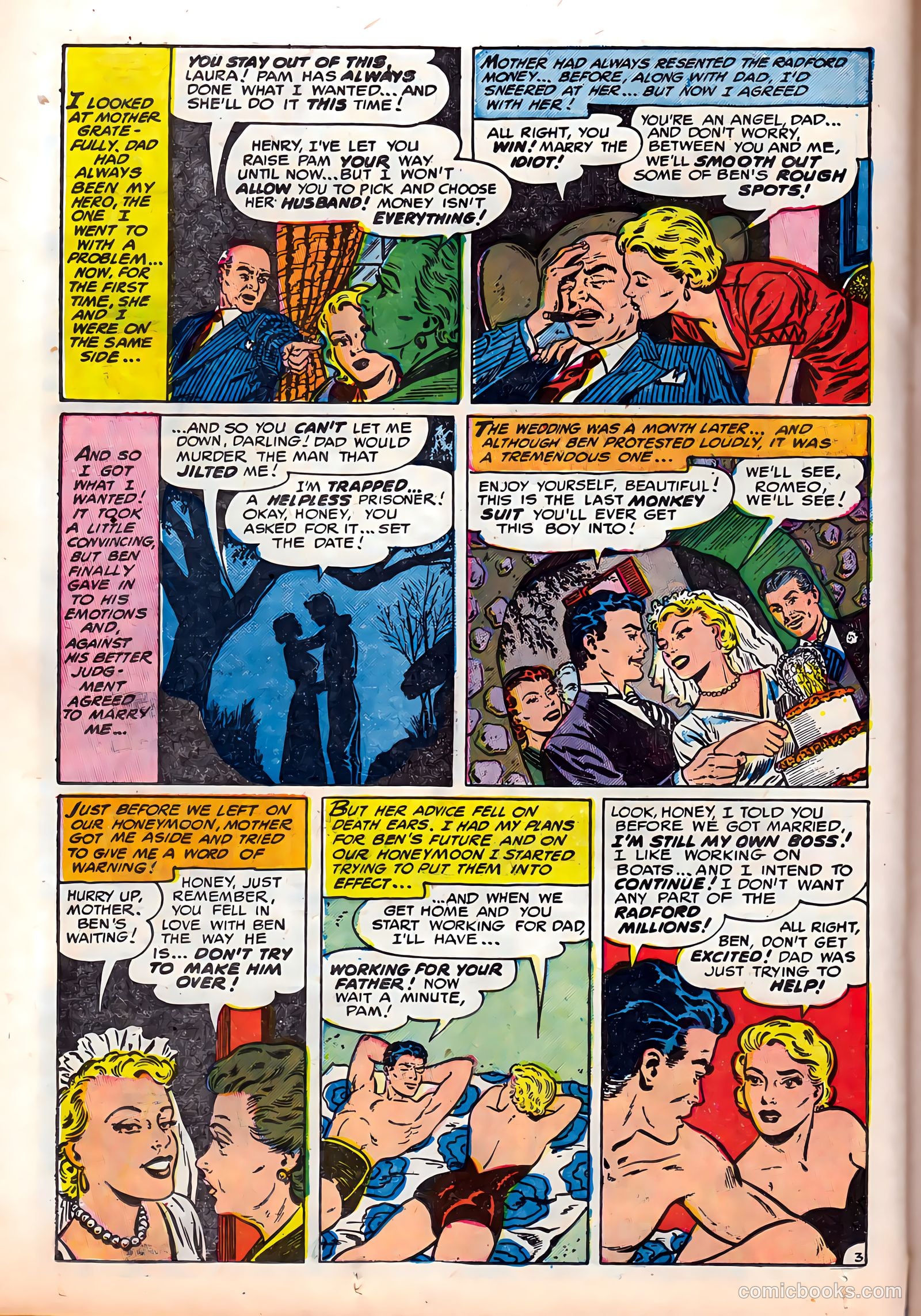 Romantic Hearts #6 (1954) — page 22 of 36