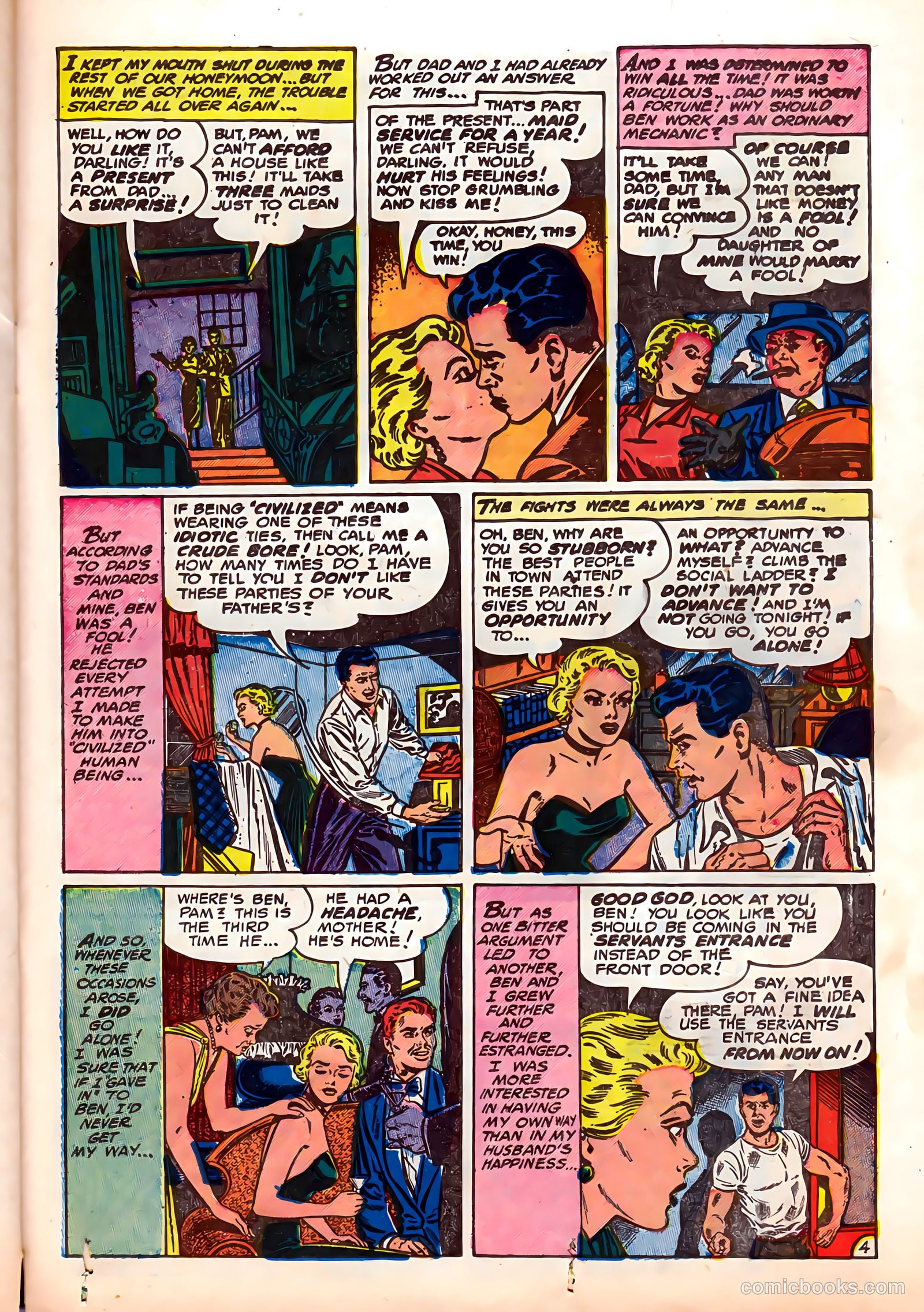Romantic Hearts #6 (1954) — page 23 of 36