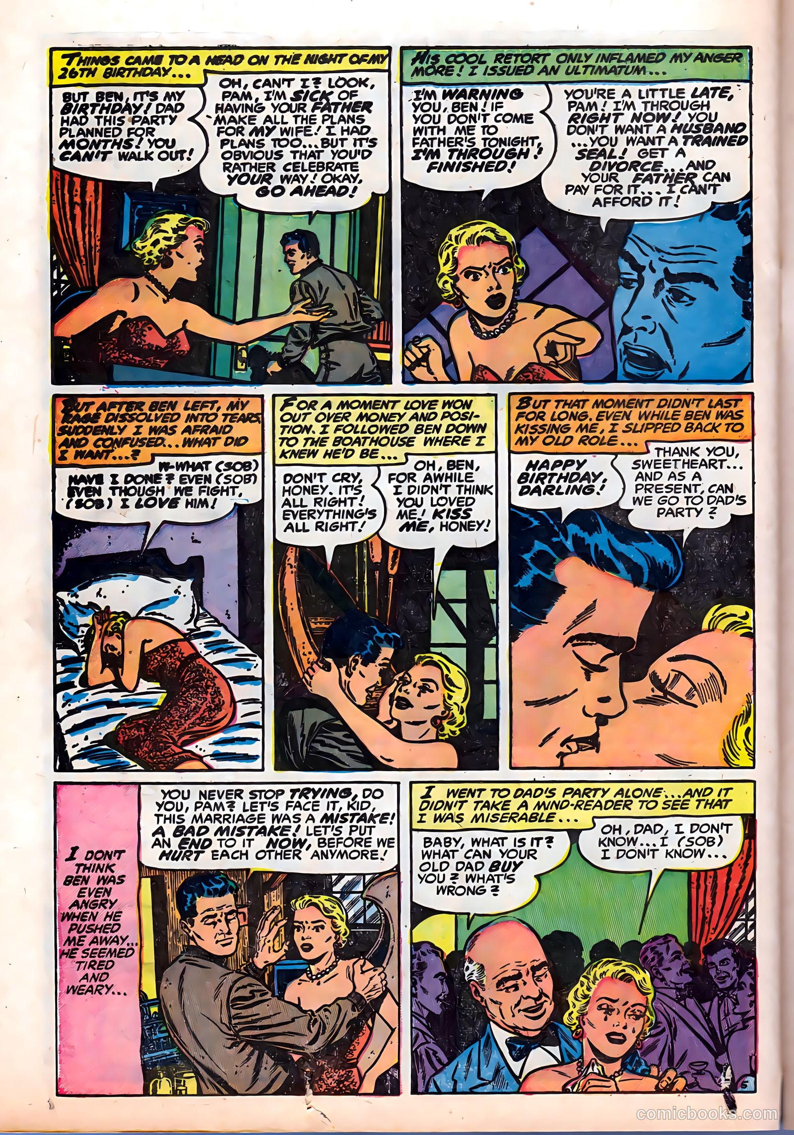 Romantic Hearts #6 (1954) — page 24 of 36