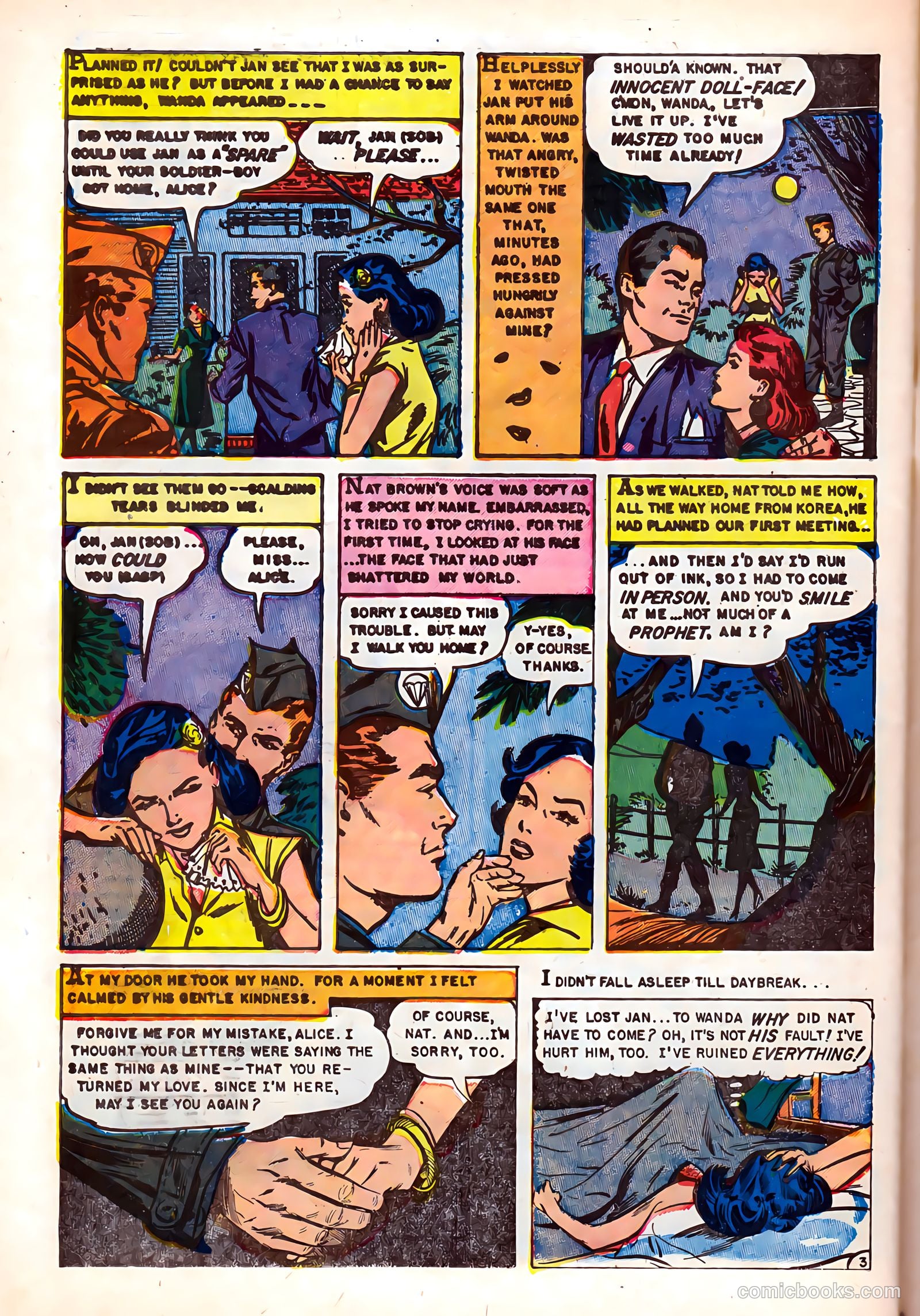 Romantic Hearts #6 (1954) — page 30 of 36
