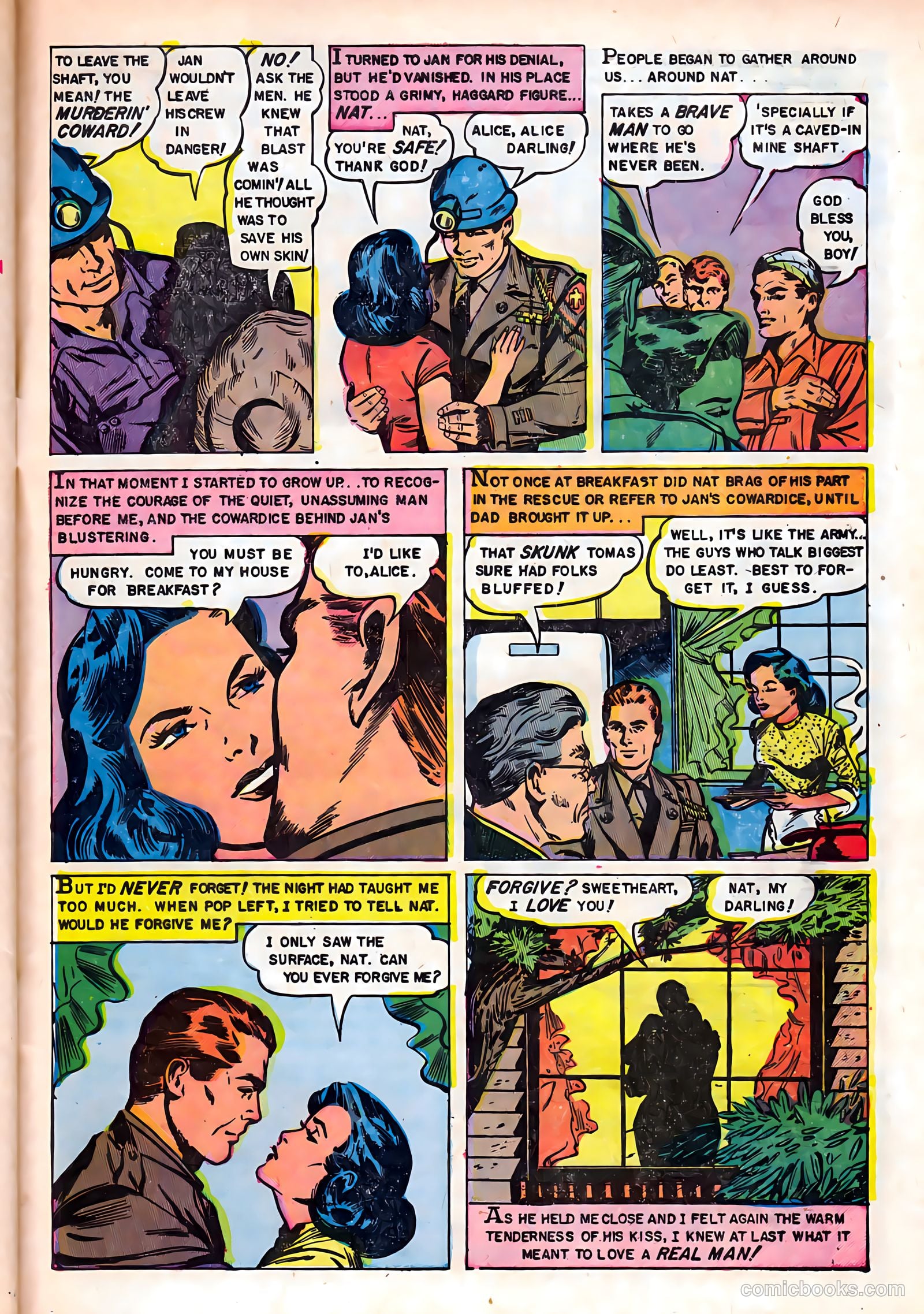 Romantic Hearts #6 (1954) — page 33 of 36