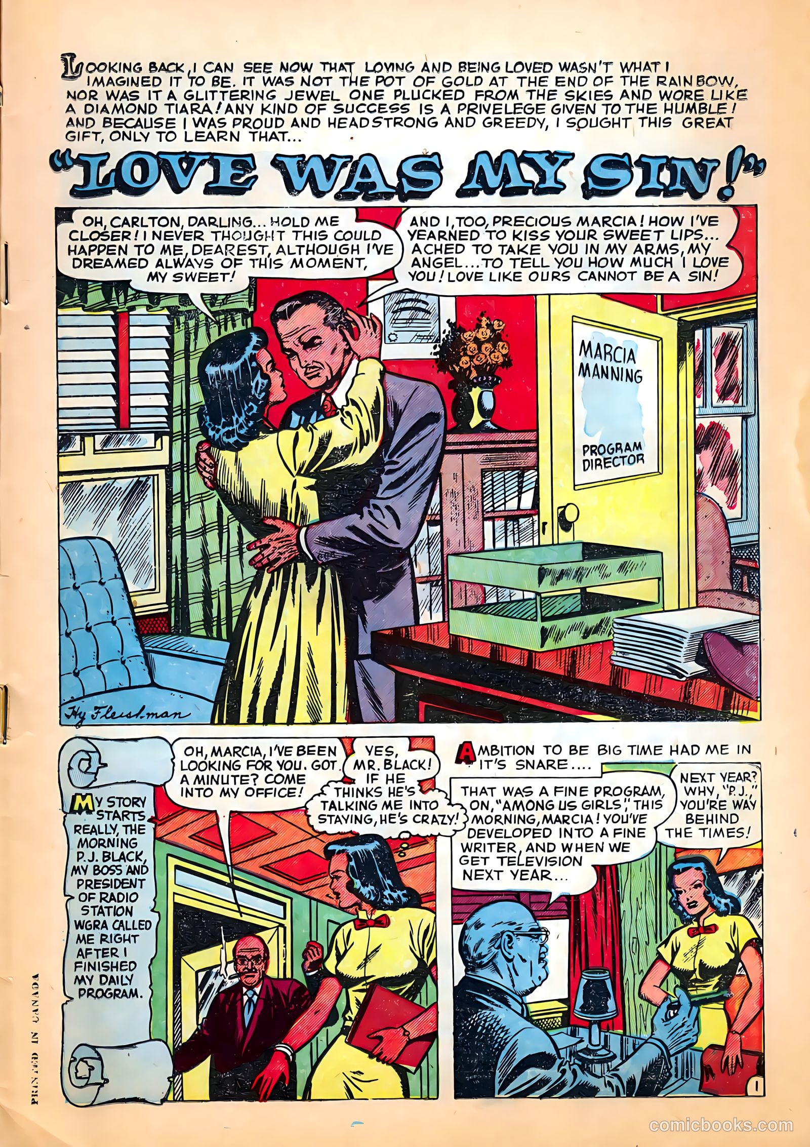 Romantic Hearts #6 (1952) — page 3 of 36