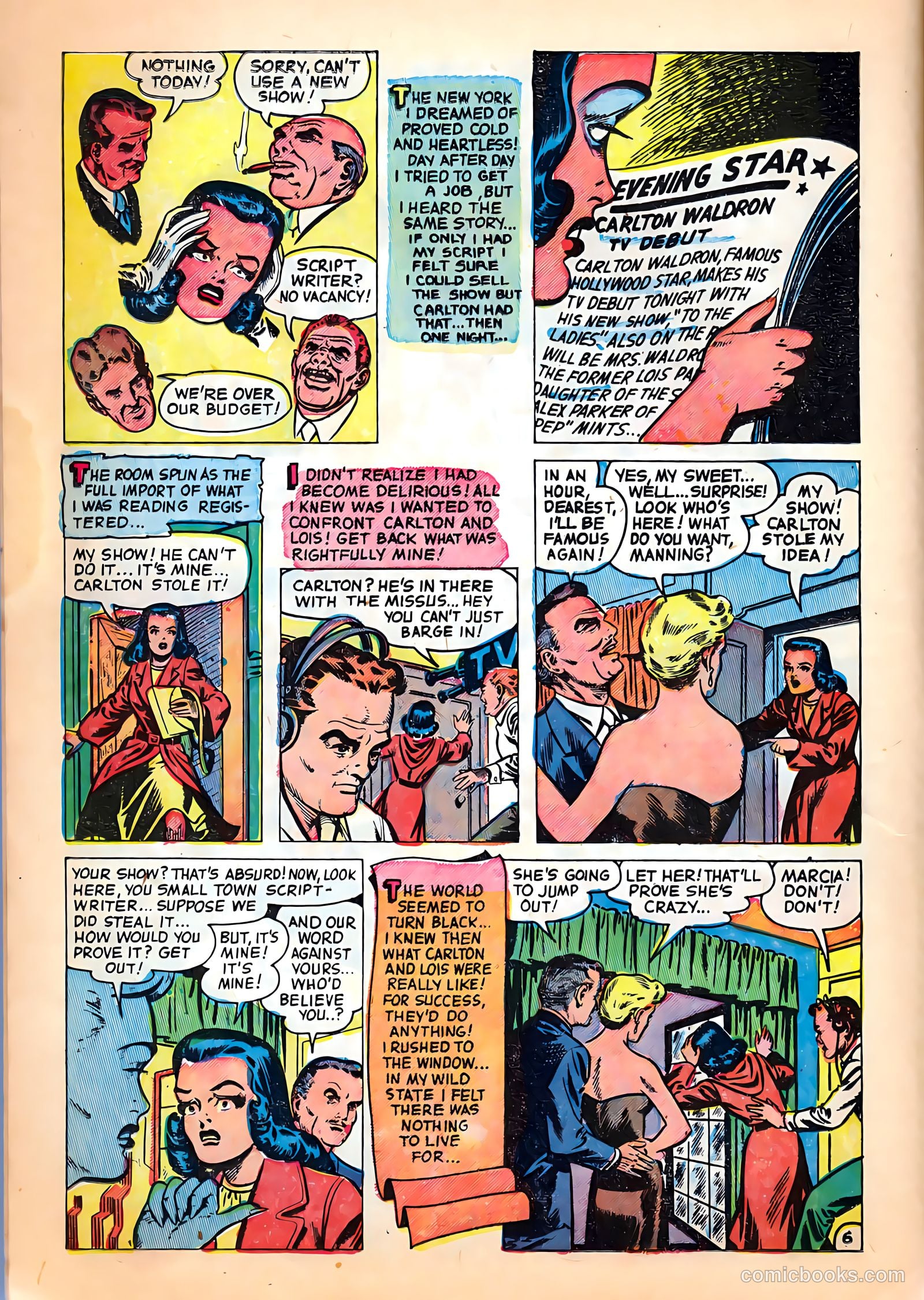 Romantic Hearts #6 (1952) — page 8 of 36
