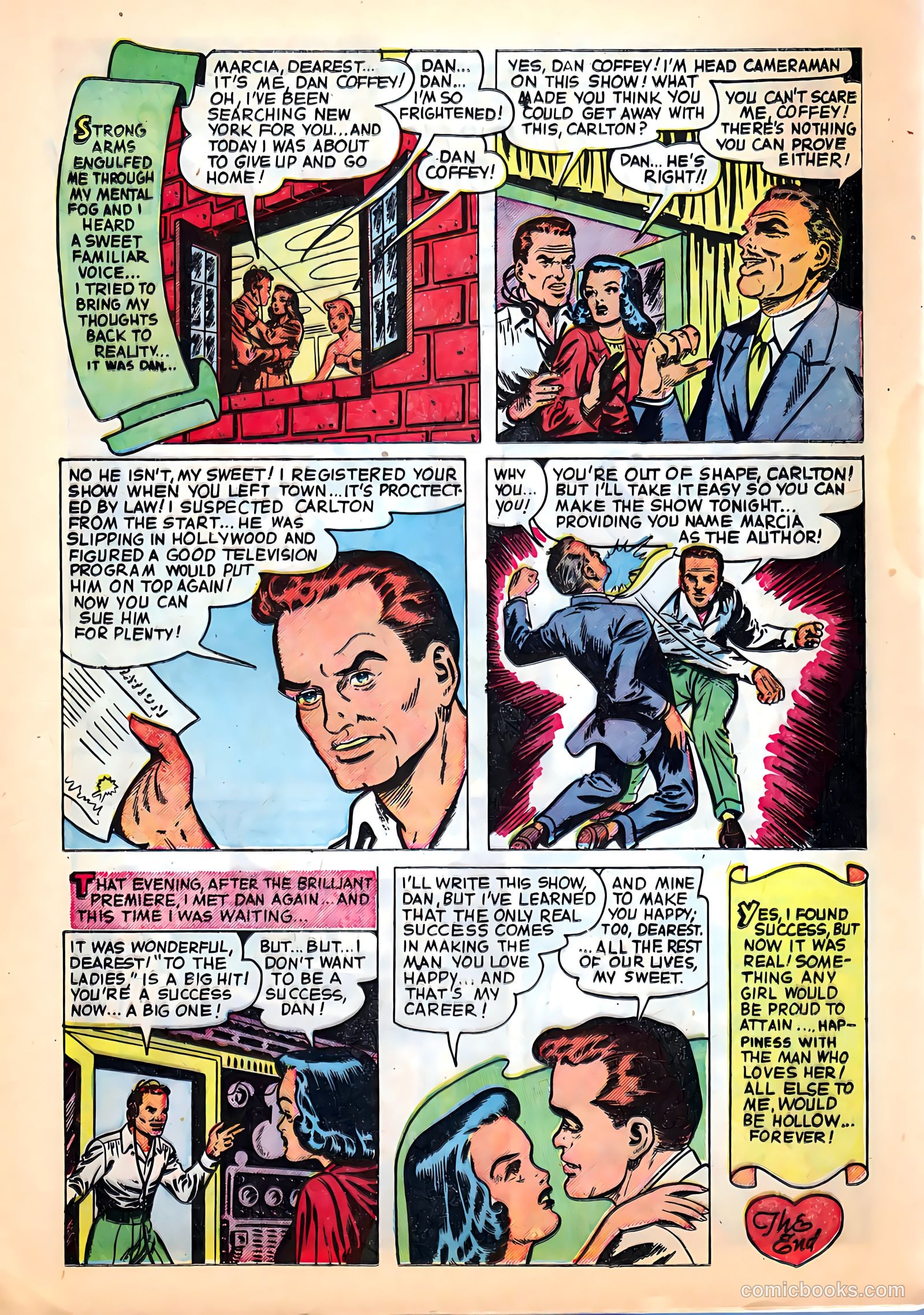 Romantic Hearts #6 (1952) — page 9 of 36