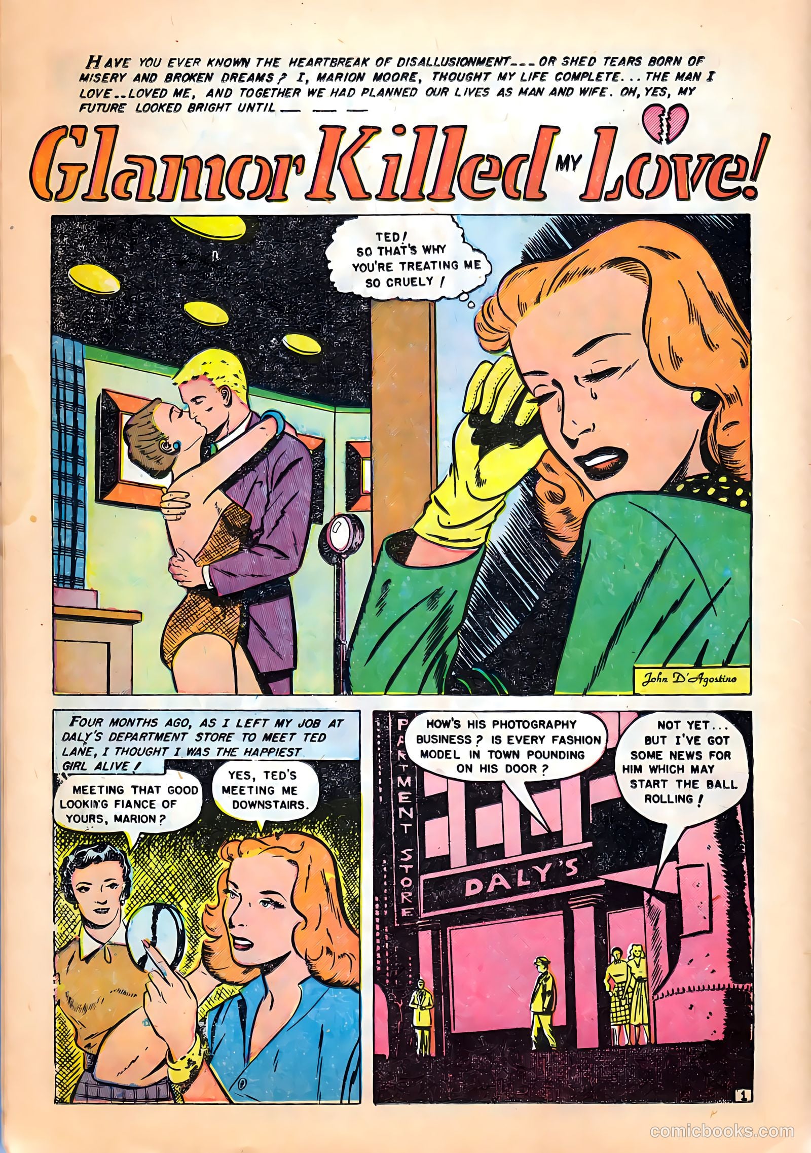 Romantic Hearts #6 (1952) — page 10 of 36