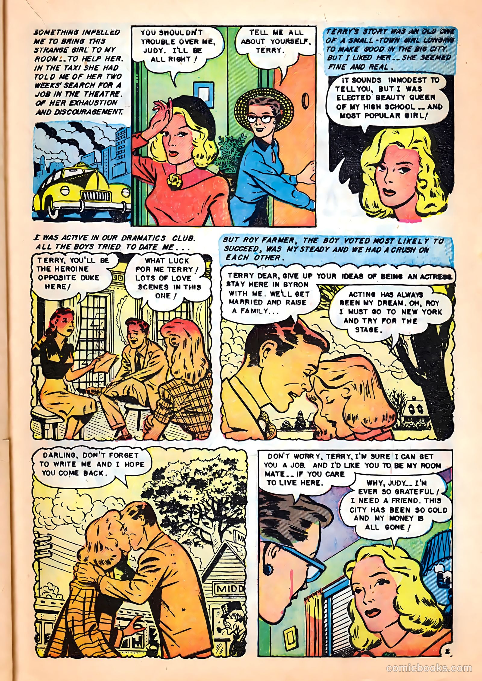 Romantic Hearts #6 (1952) — page 21 of 36