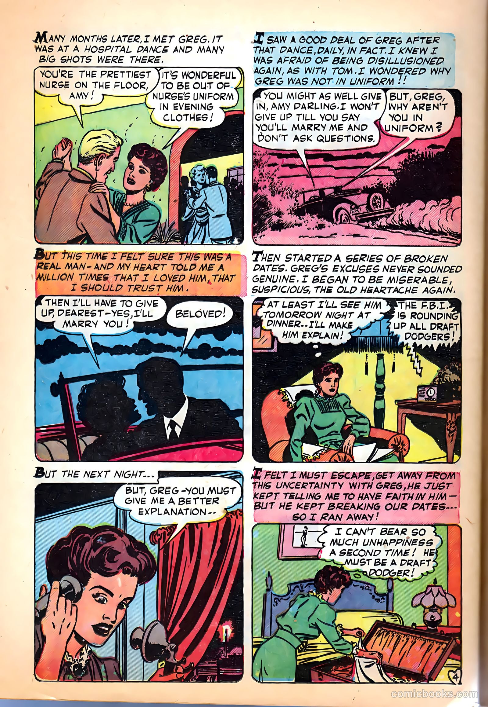 Romantic Hearts #6 (1952) — page 30 of 36