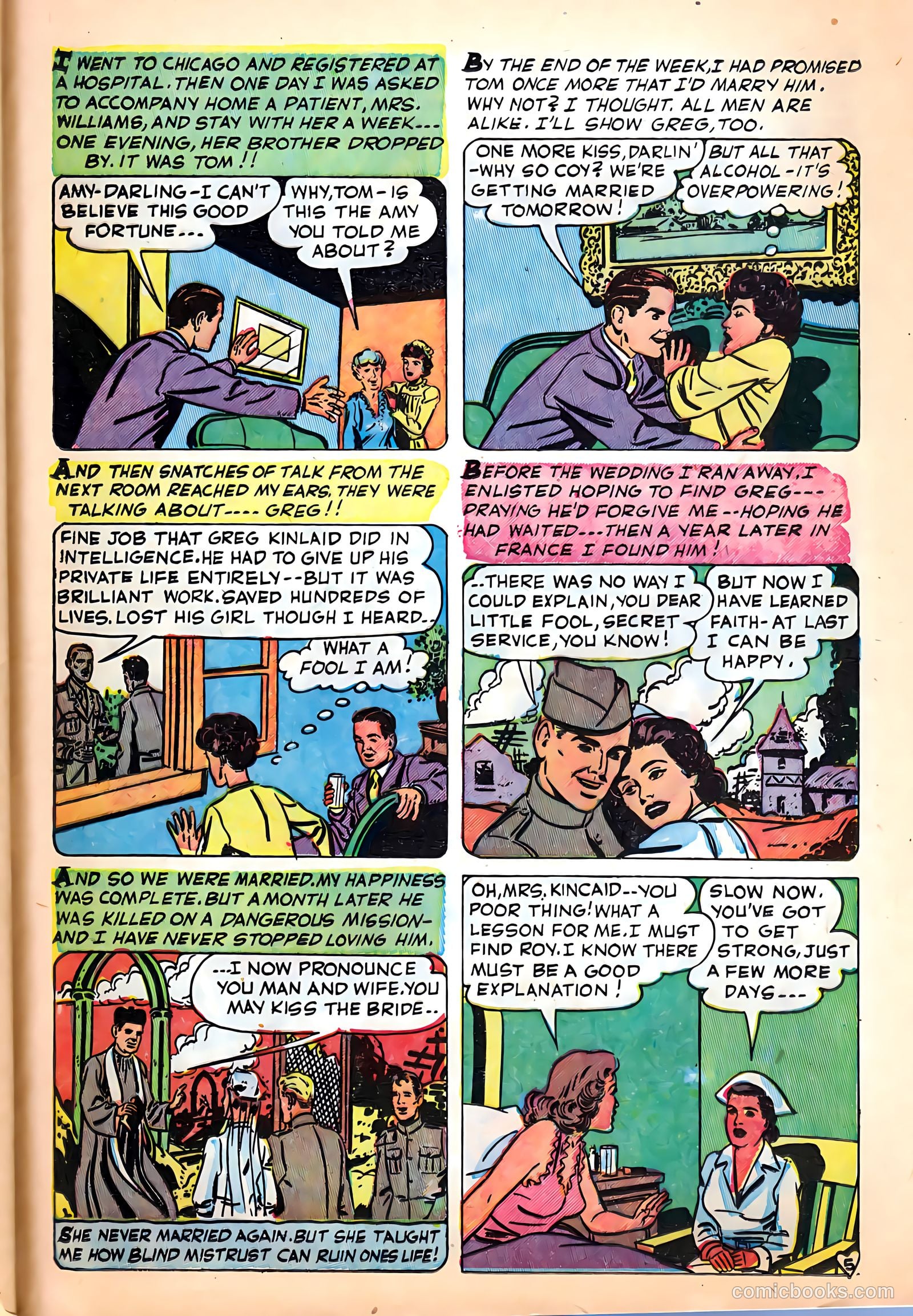 Romantic Hearts #6 (1952) — page 31 of 36